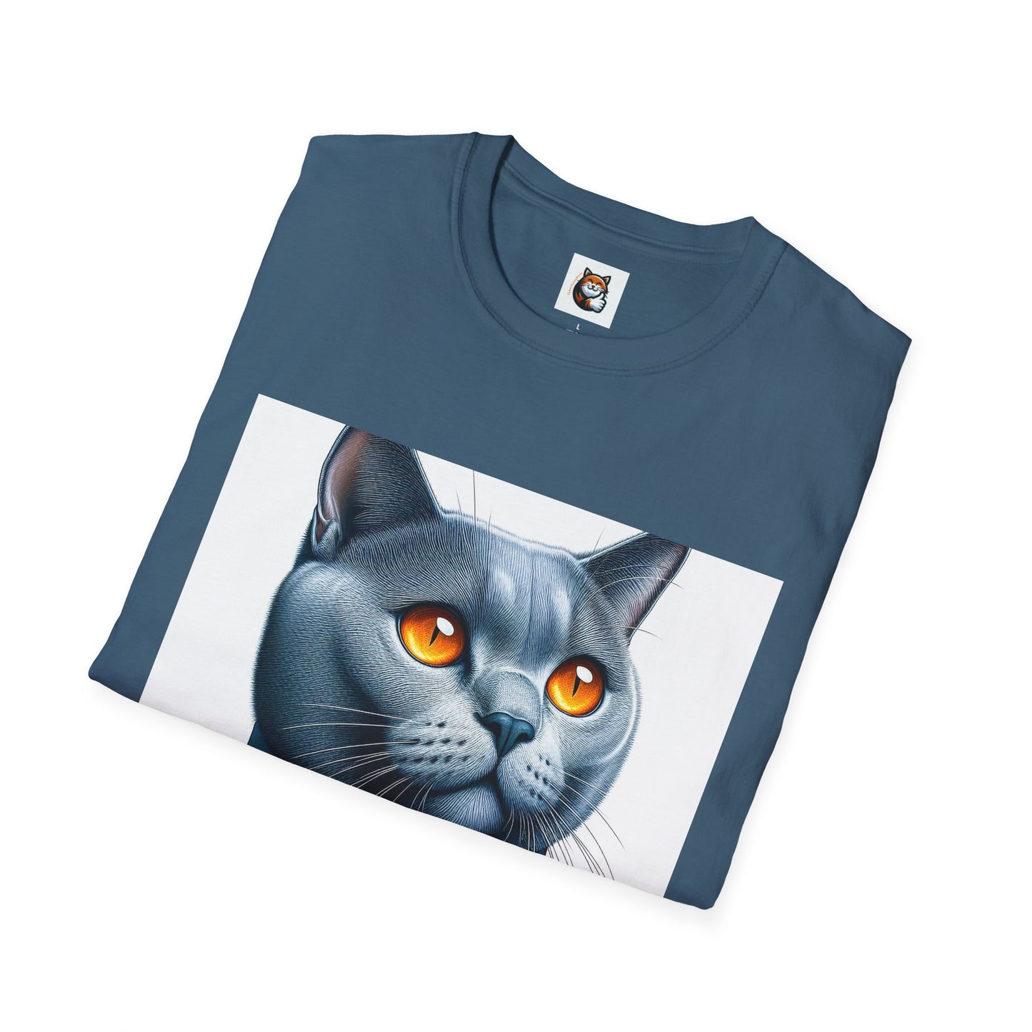Russian Blue Cat suit and tie  T-Shirt