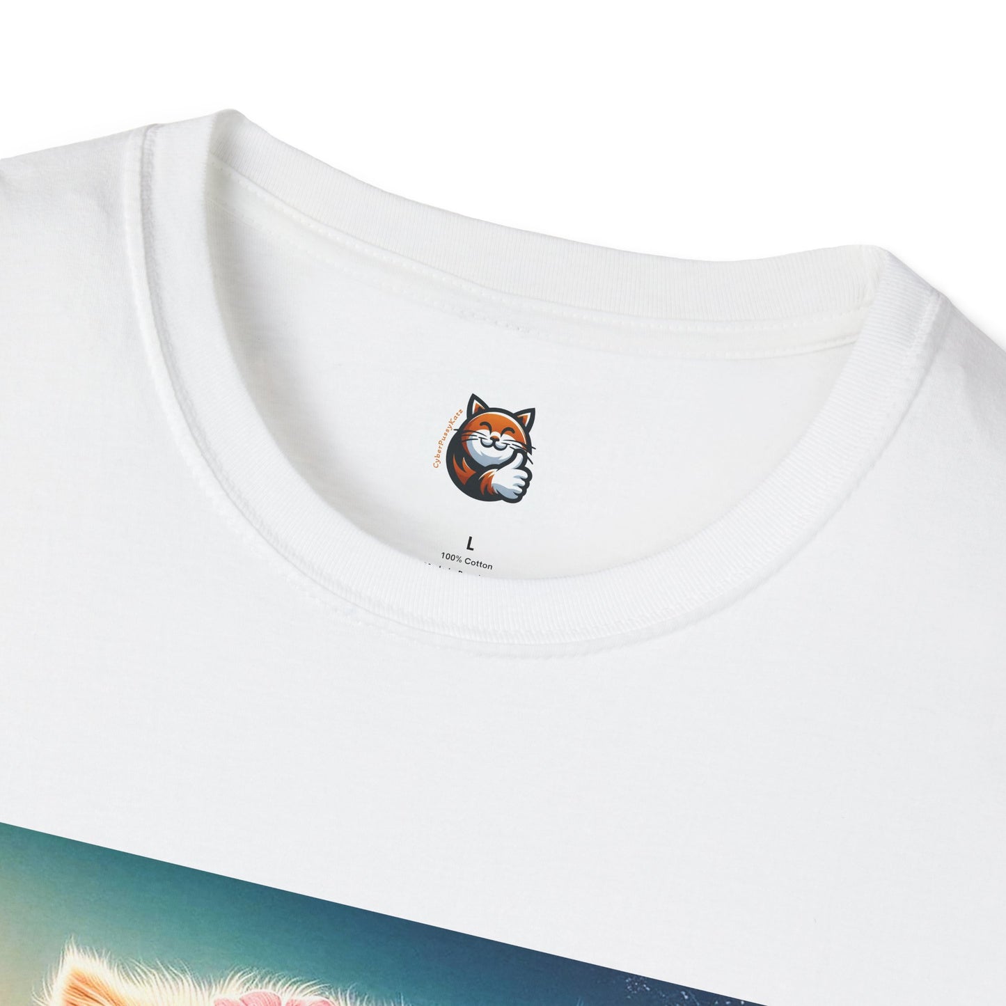 Selkirk Rex Cat T-Shirt beach babe
