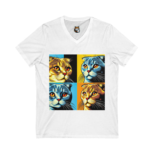 Scottish Fold Cat colorful cuties shirt