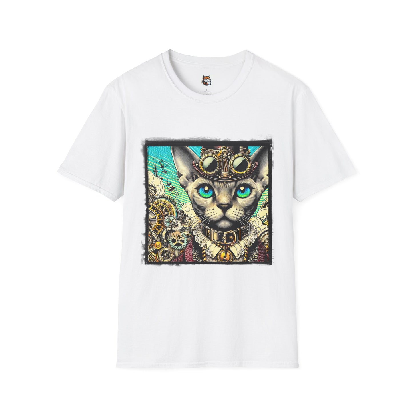 Devon Rex Cat Unisex Softstyle T-Shirt