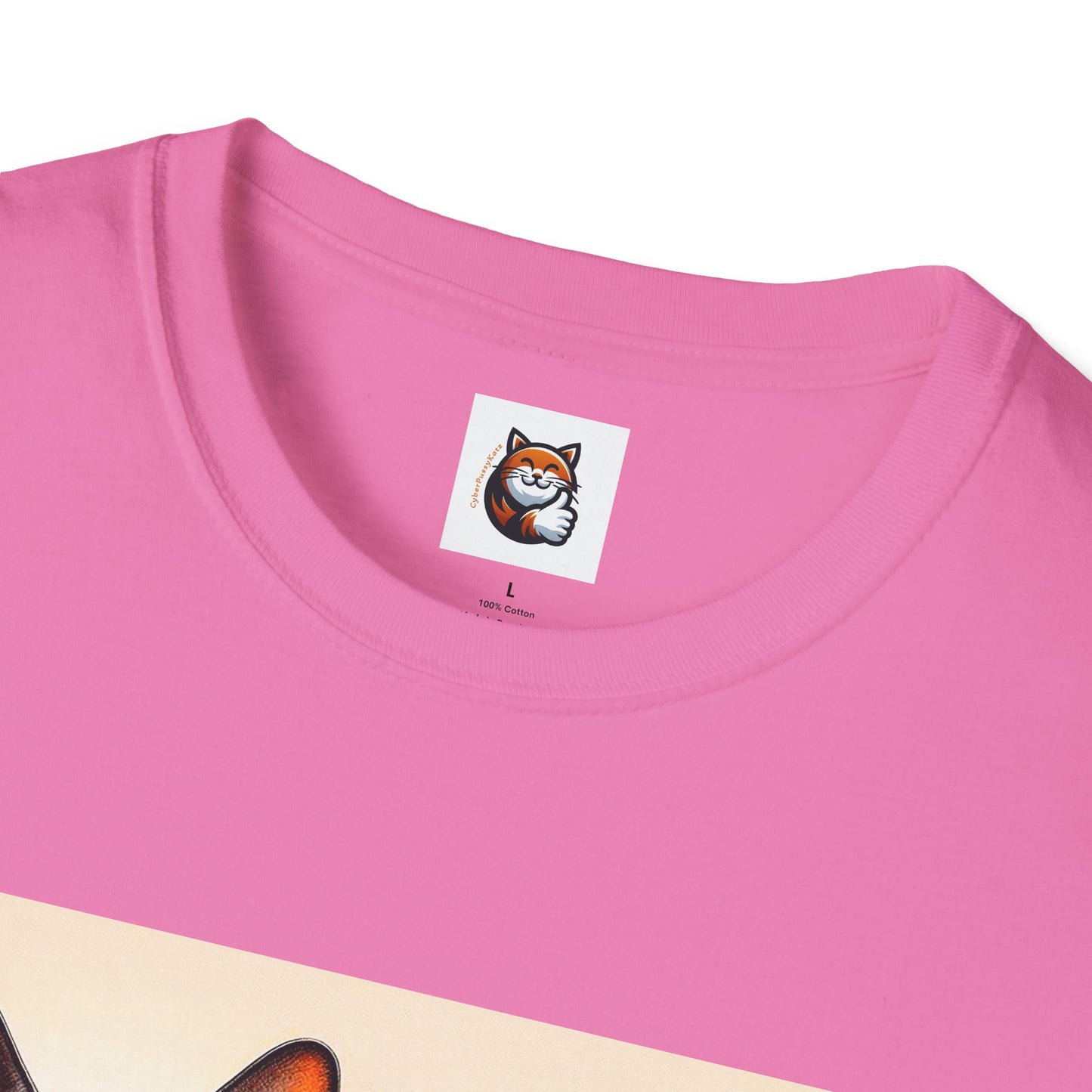 Wacky  Devon Rex Cool cats  Unisex Softstyle T-Shirt