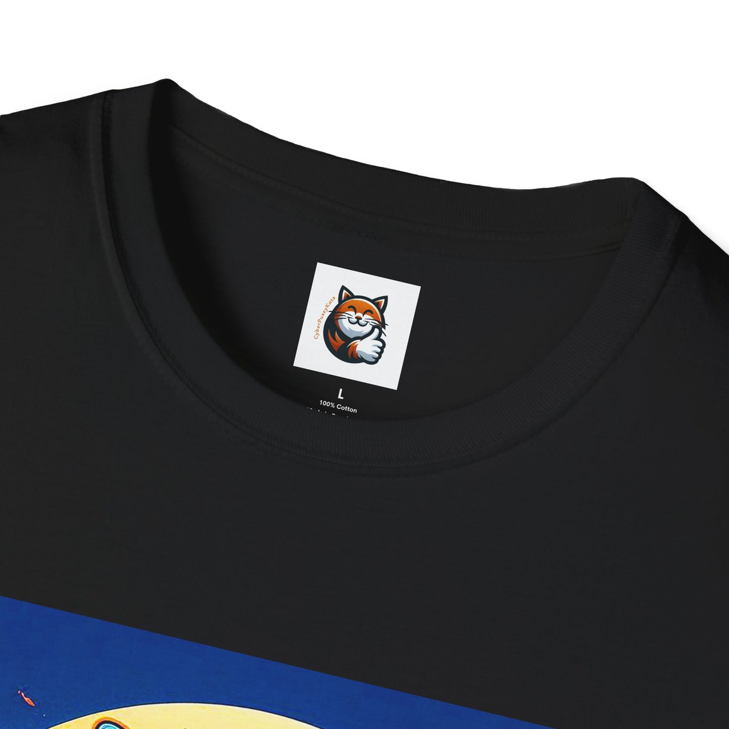 Russian Blue Cat Unisex Softstyle T-Shirt