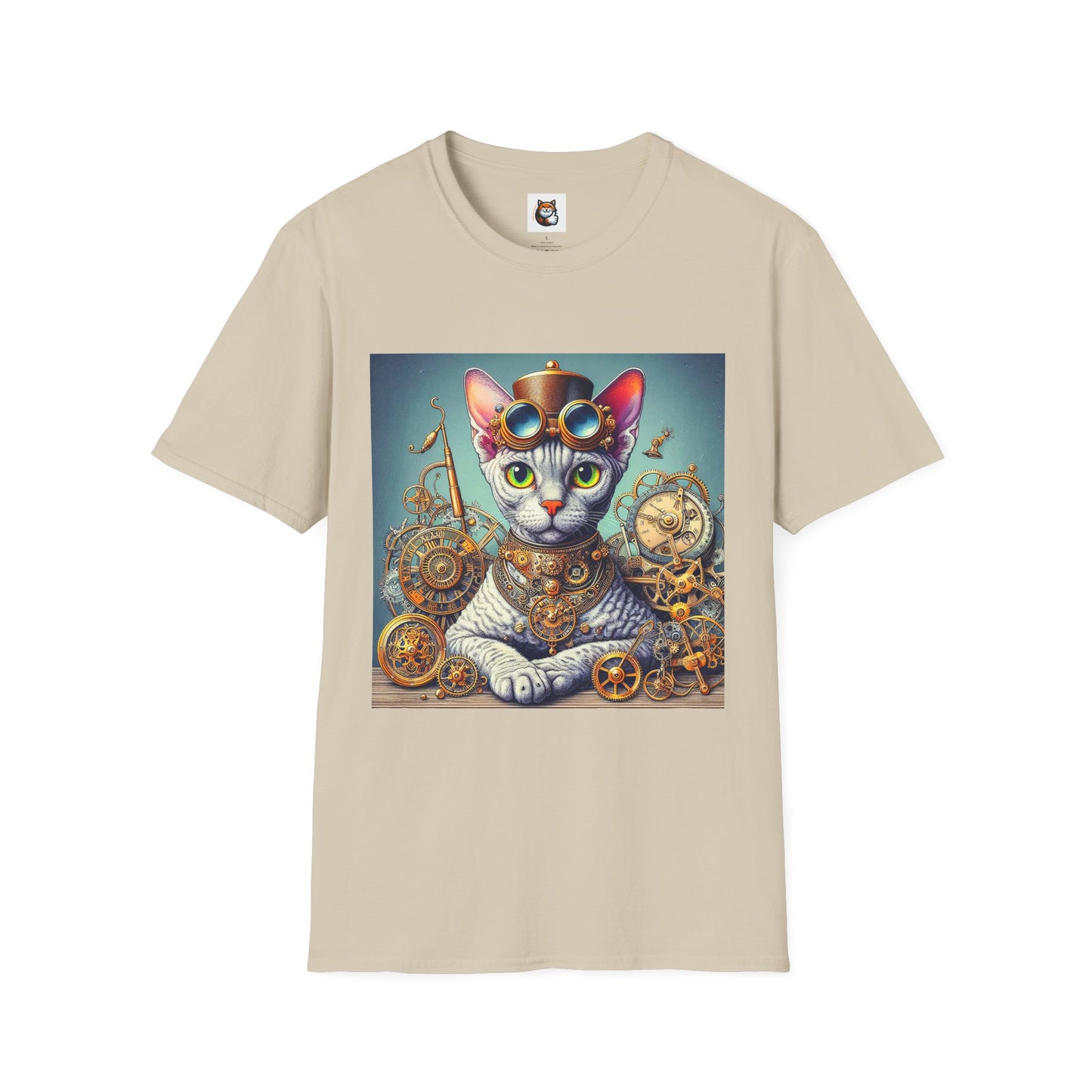 Devon Rex Cat Unisex Softstyle T-Shirt