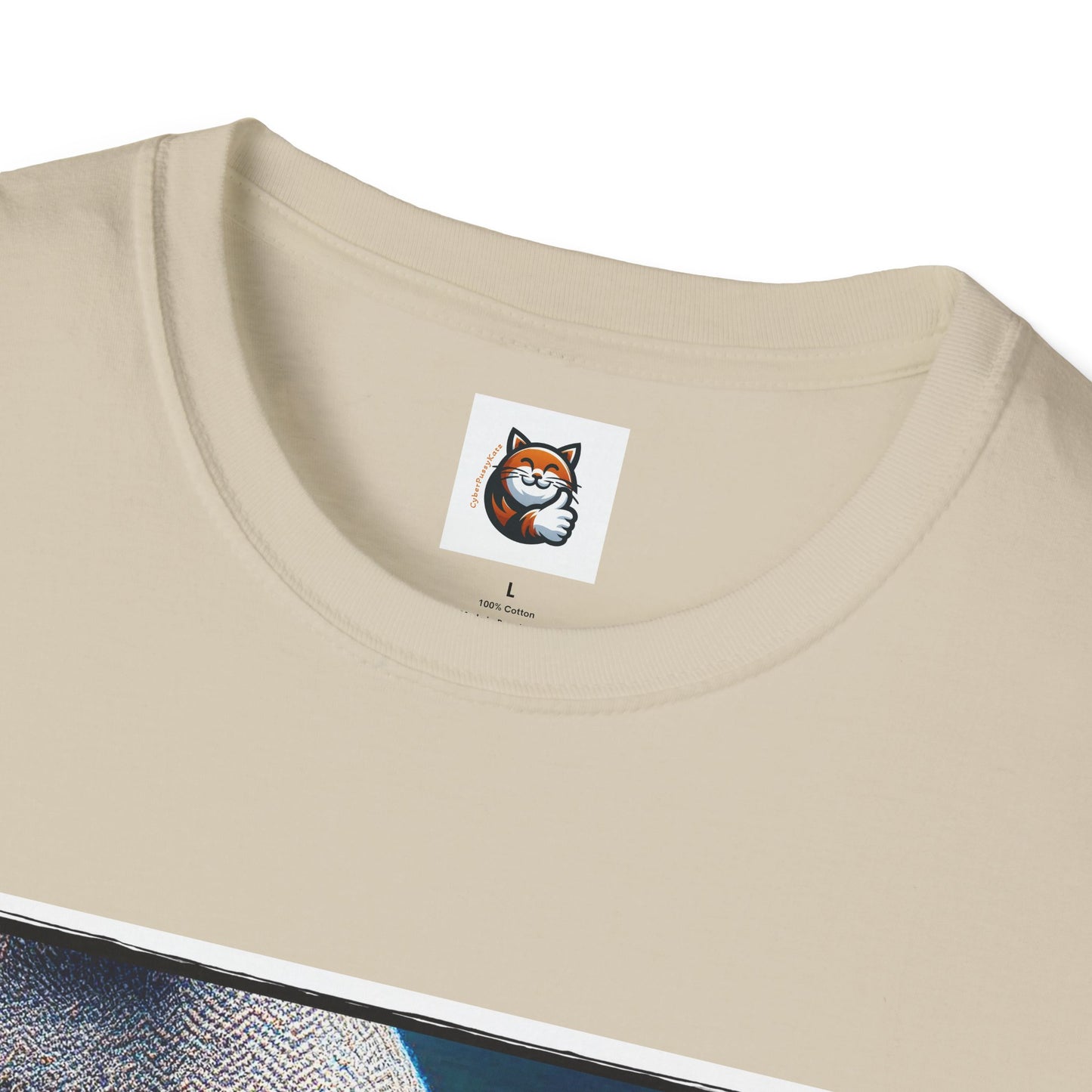 Devon Rex Cat smoking Softstyle T-Shirt