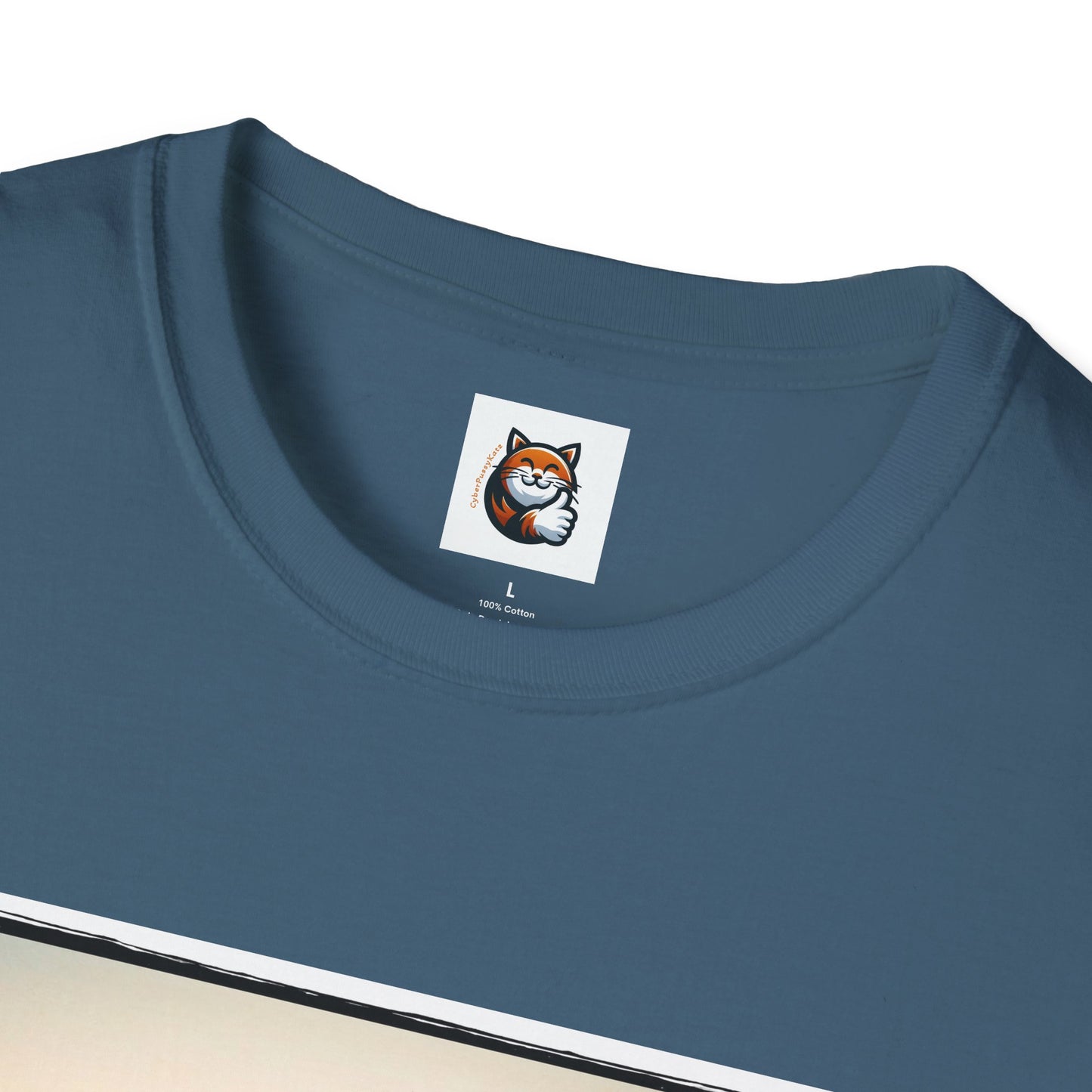Wacky  Devon Rex Cat Unisex Softstyle T-Shirt