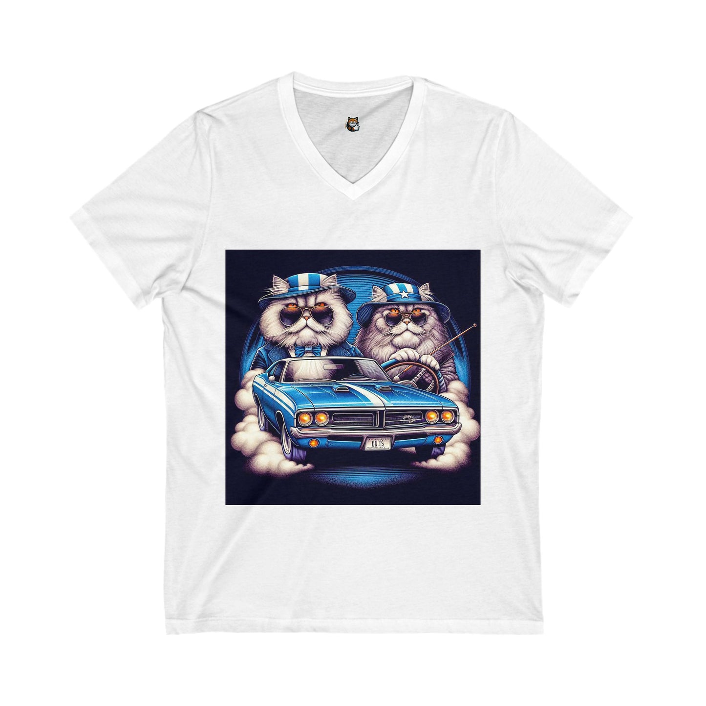 - Selkirk Rex American flag couple t shirt