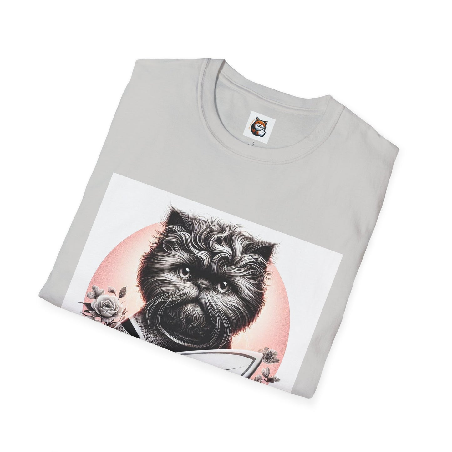 Selkirk Rex Cat T-Shirt fluffy surfer girl