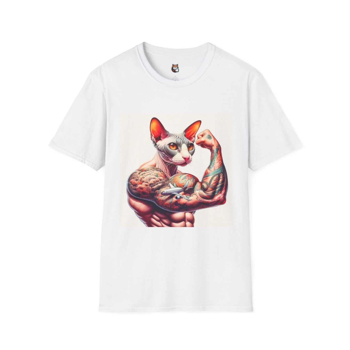 Cornish Rex Cat muscles  T-Shirt