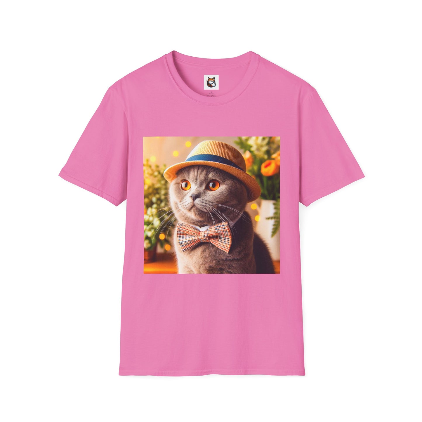 Scottish Fold Cat top hat T-Shirt