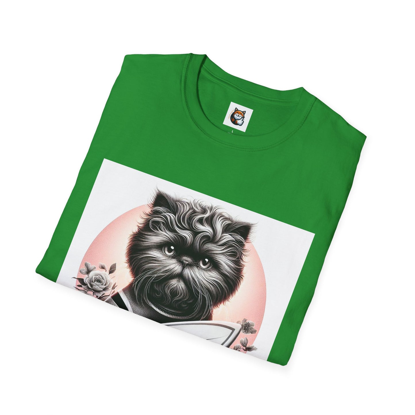 Selkirk Rex Cat T-Shirt fluffy surfer girl