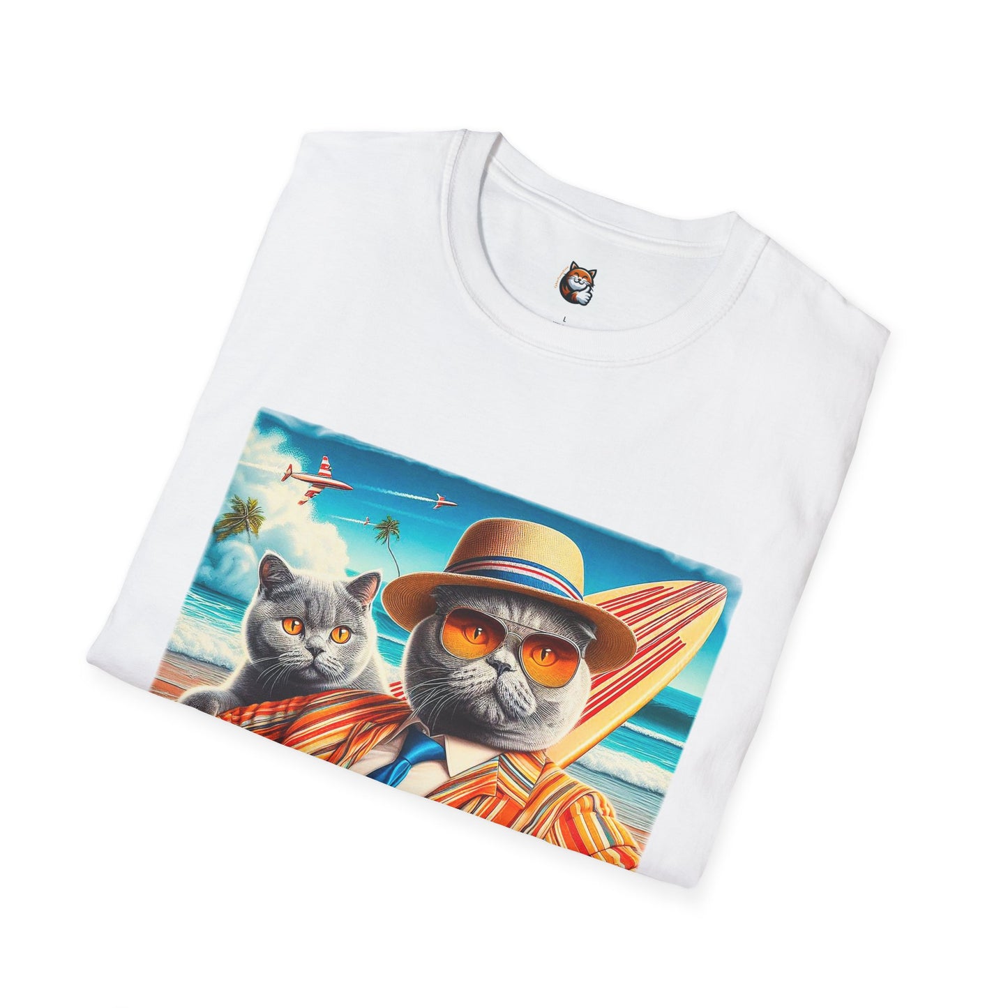 British Shorthair man in suit Softstyle T-Shirt
