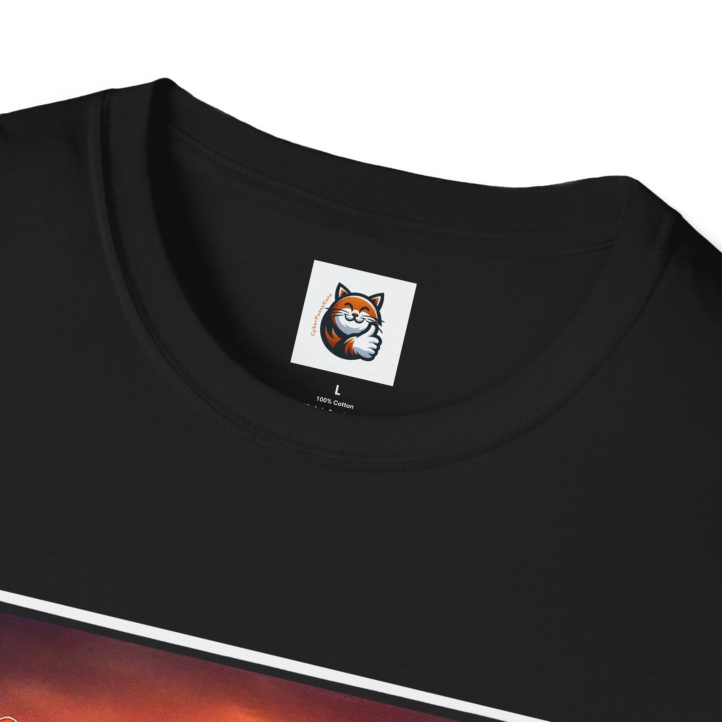 Wacky  Devon Rex Cats driving  Unisex Softstyle T-Shirt