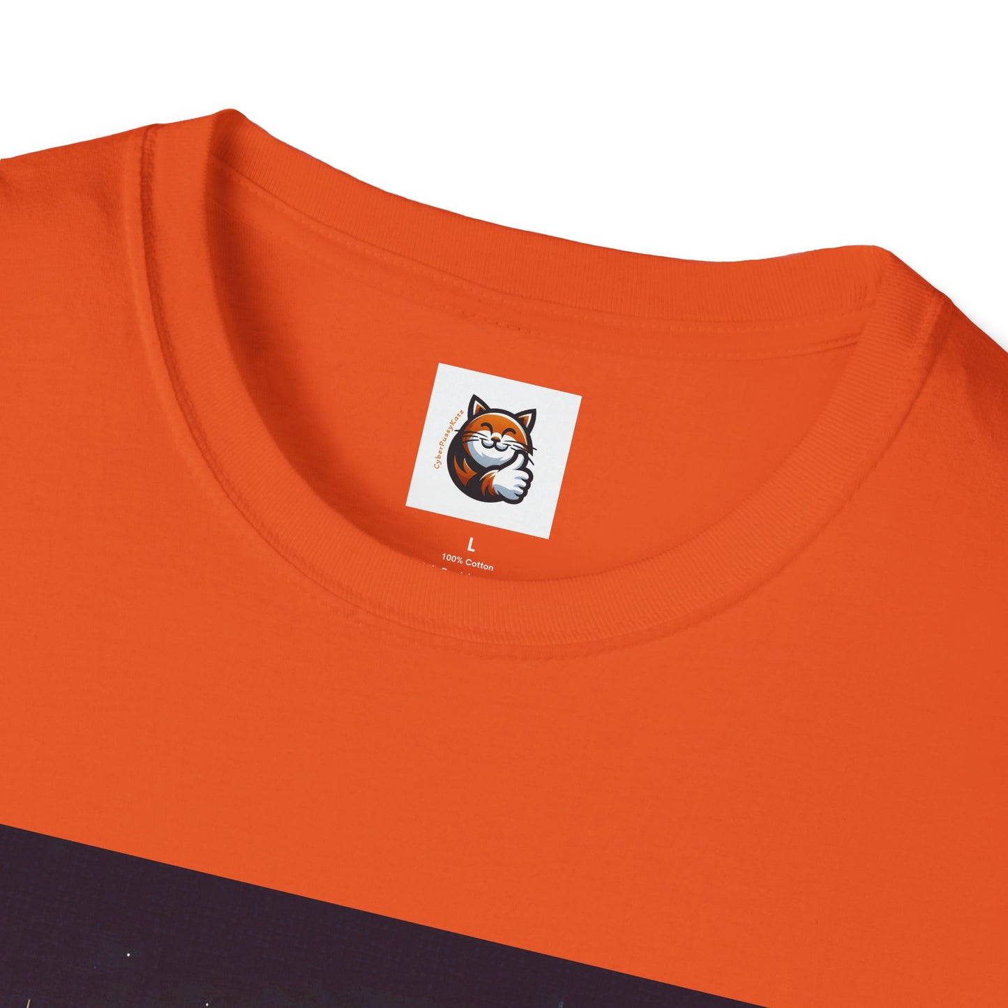 Wacky Domestic Cat Unisex Softstyle T-Shirt