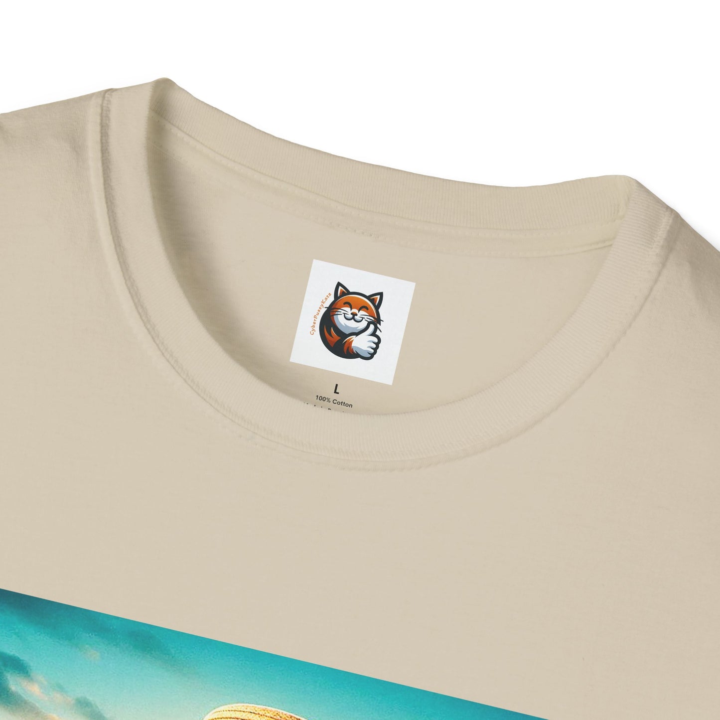 Scottish Fold Cat fun surfer T-Shirt