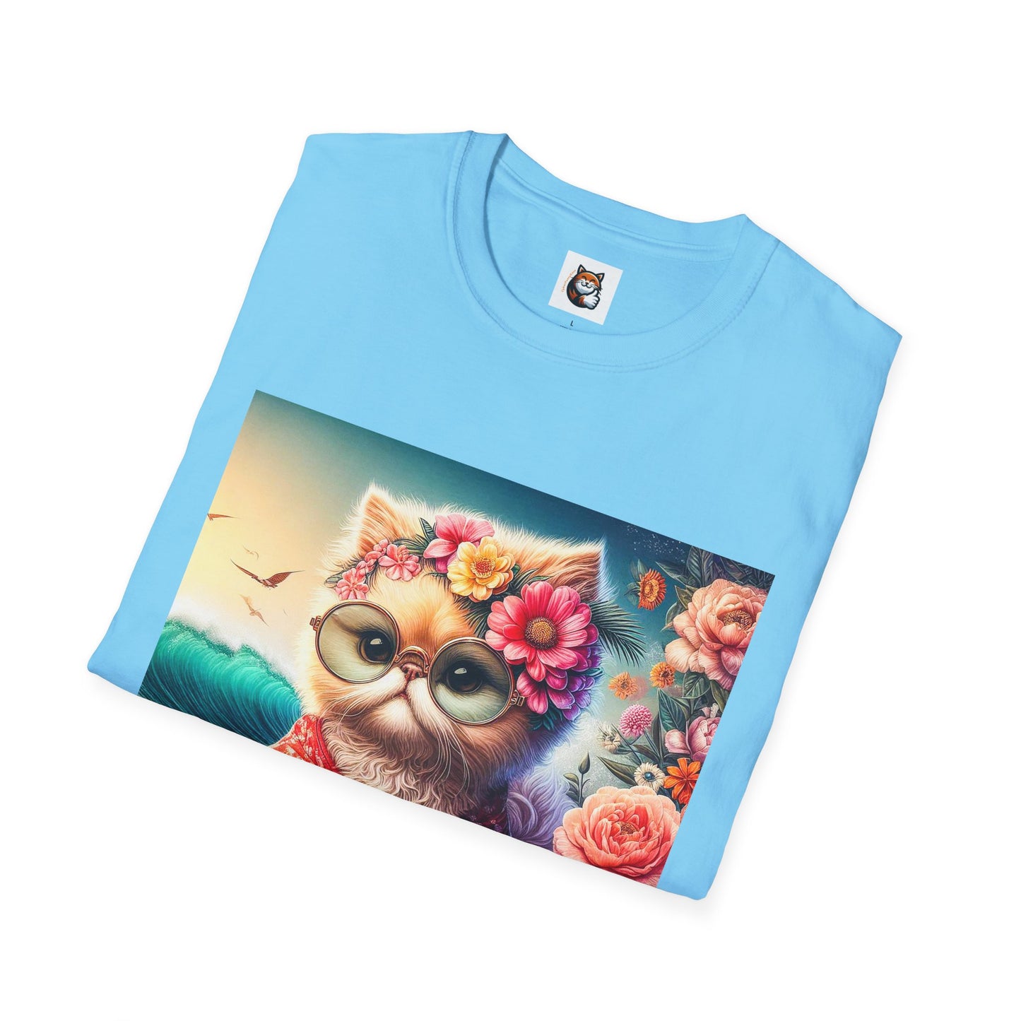 Selkirk Rex Cat T-Shirt beach babe