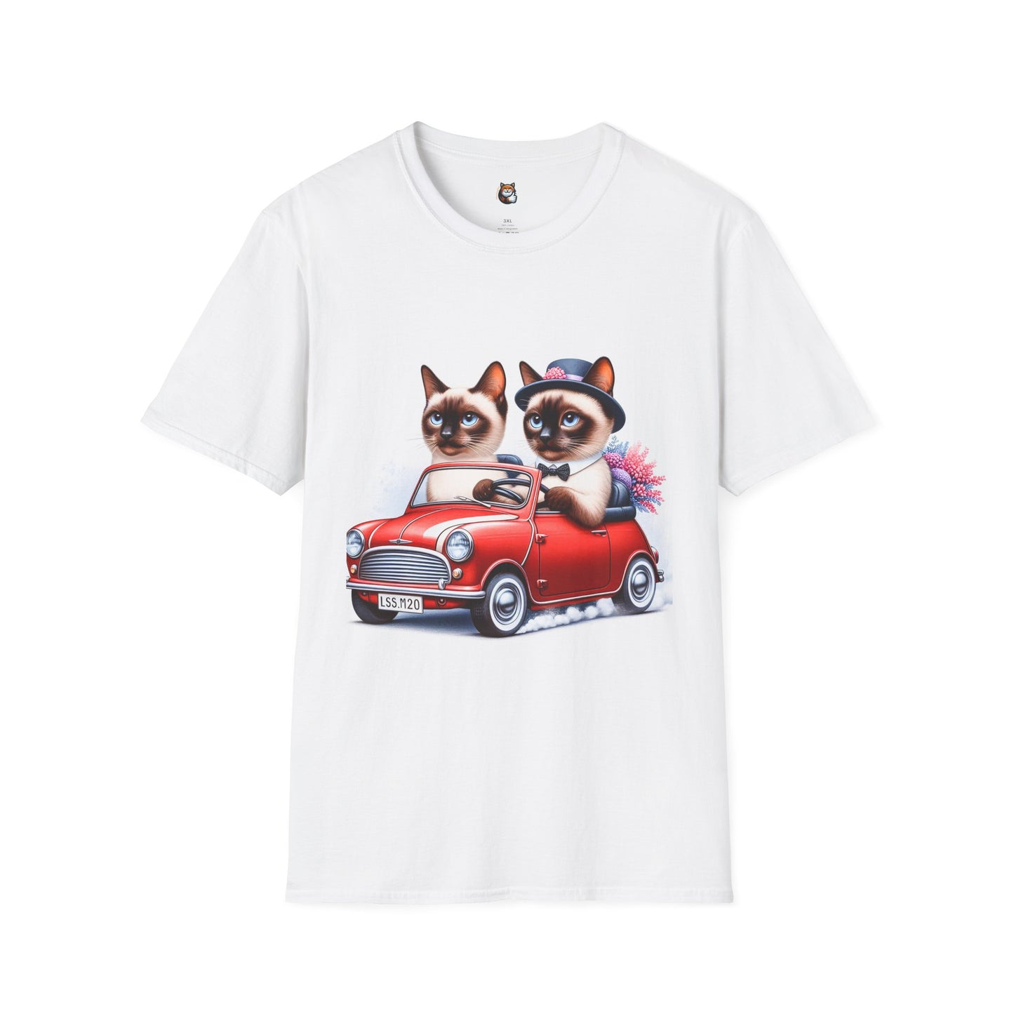 Wacky Siamese Cat friends driving