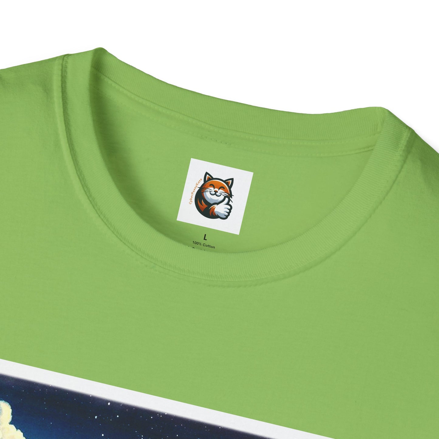Wacky Exotic Shorthair Cat Unisex Softstyle T-Shirt