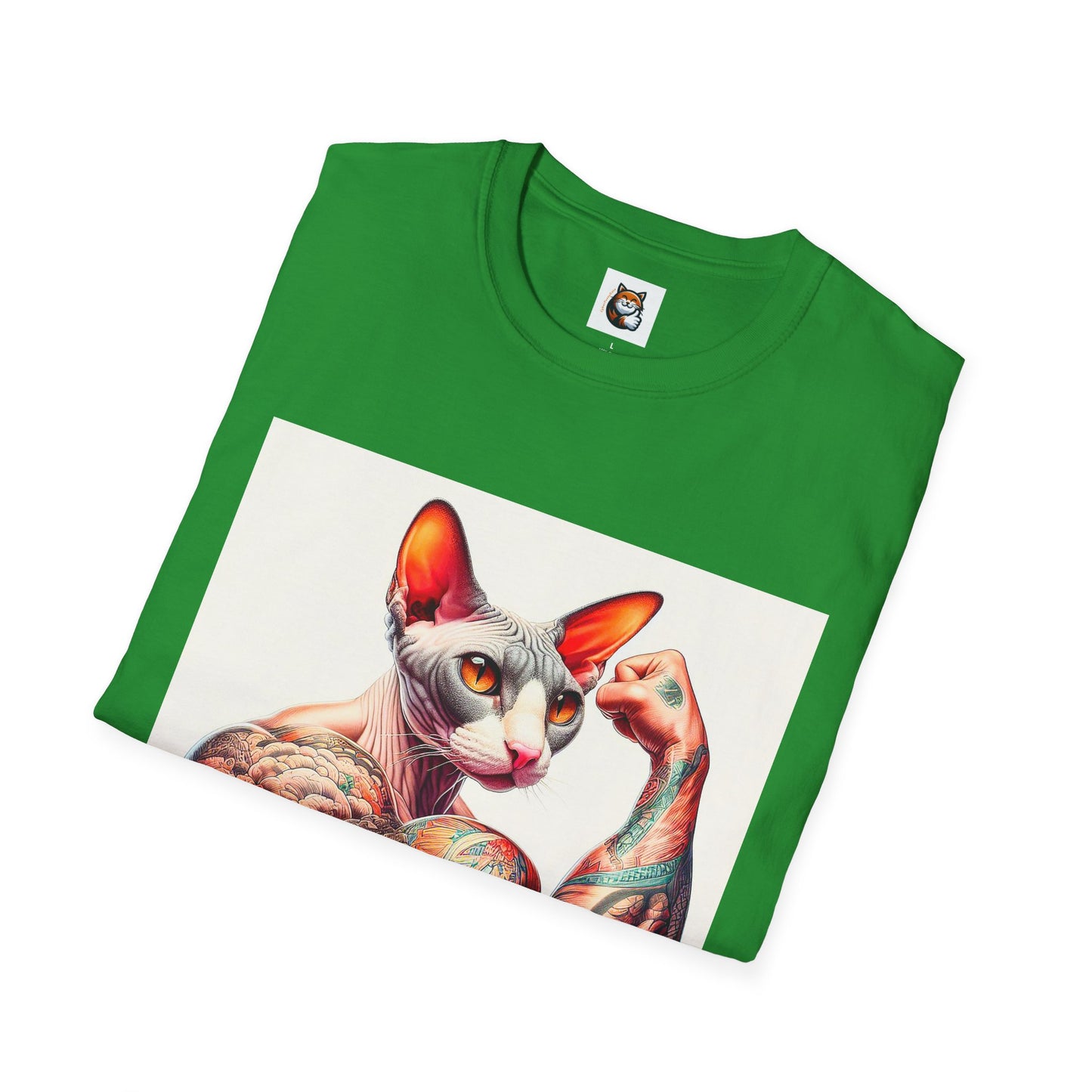 Cornish Rex Cat muscles  T-Shirt