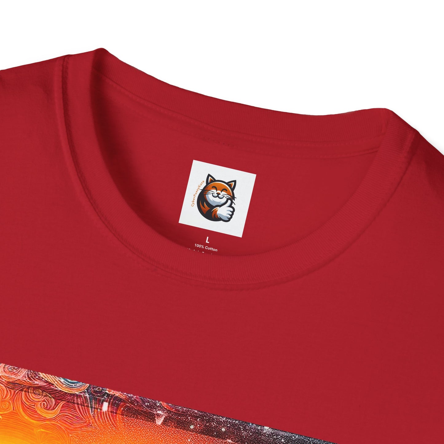 Devon Rex Cat hawaiian surfer Softstyle T-Shirt