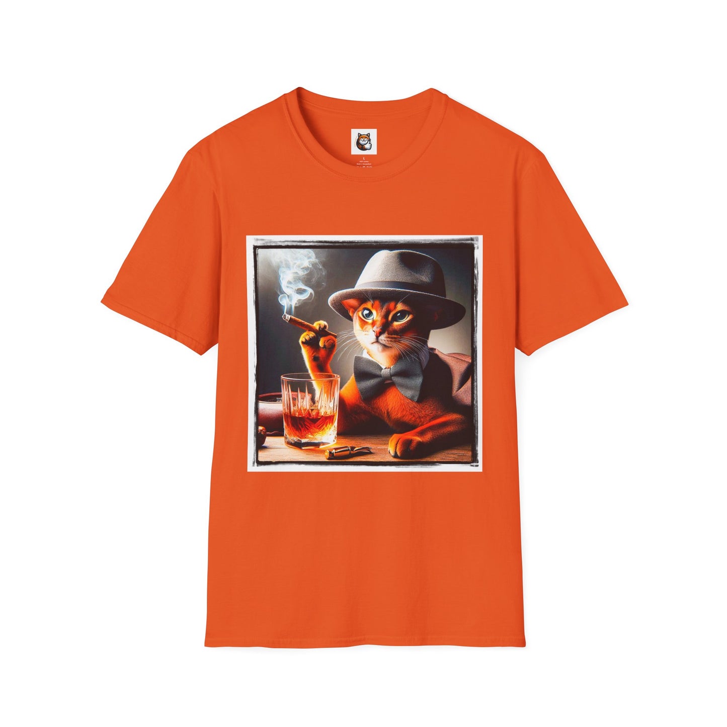 Abyssinian cigar smoking Softstyle T-Shirt