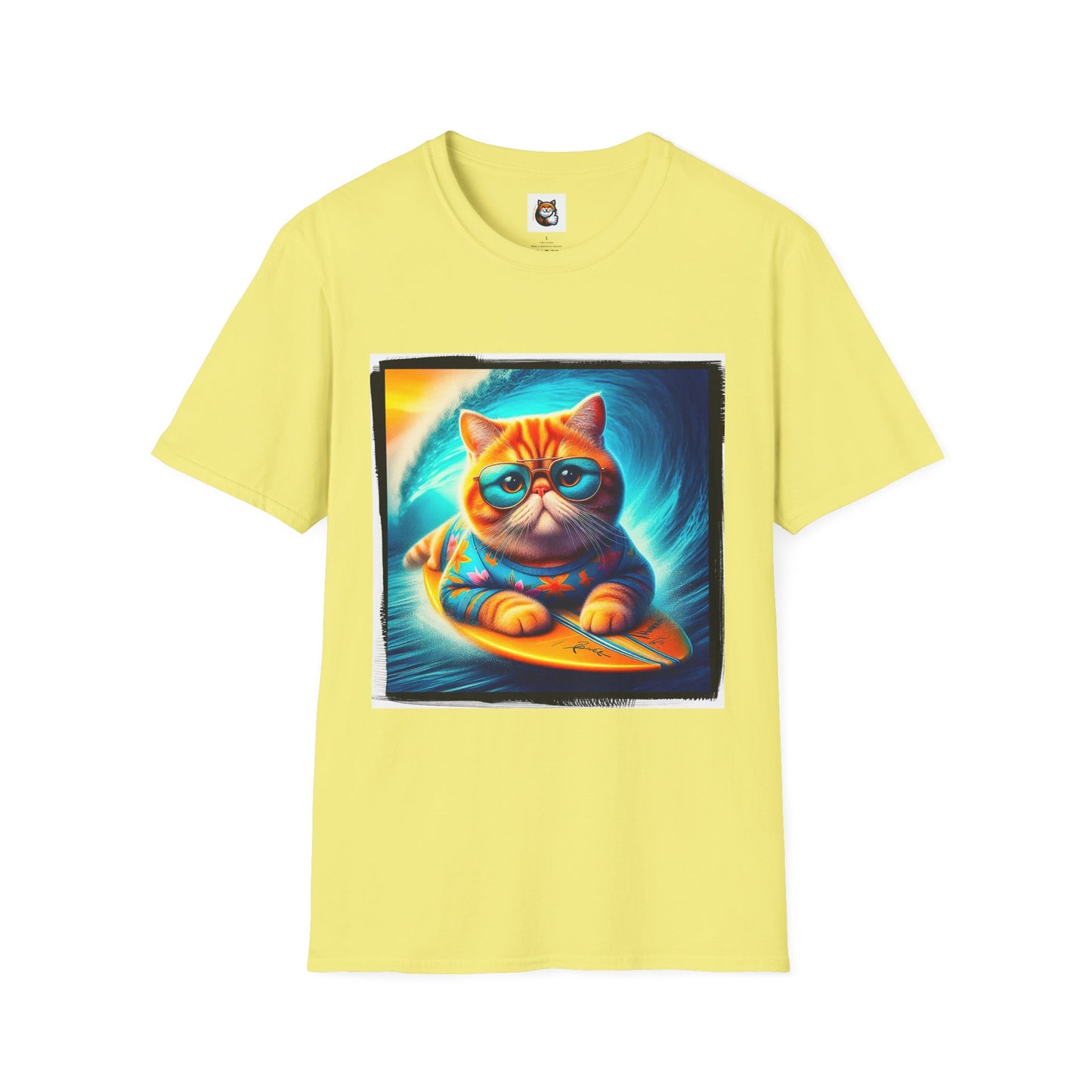 Exotic Shorthair Cat Unisex Softstyle T-Shirt