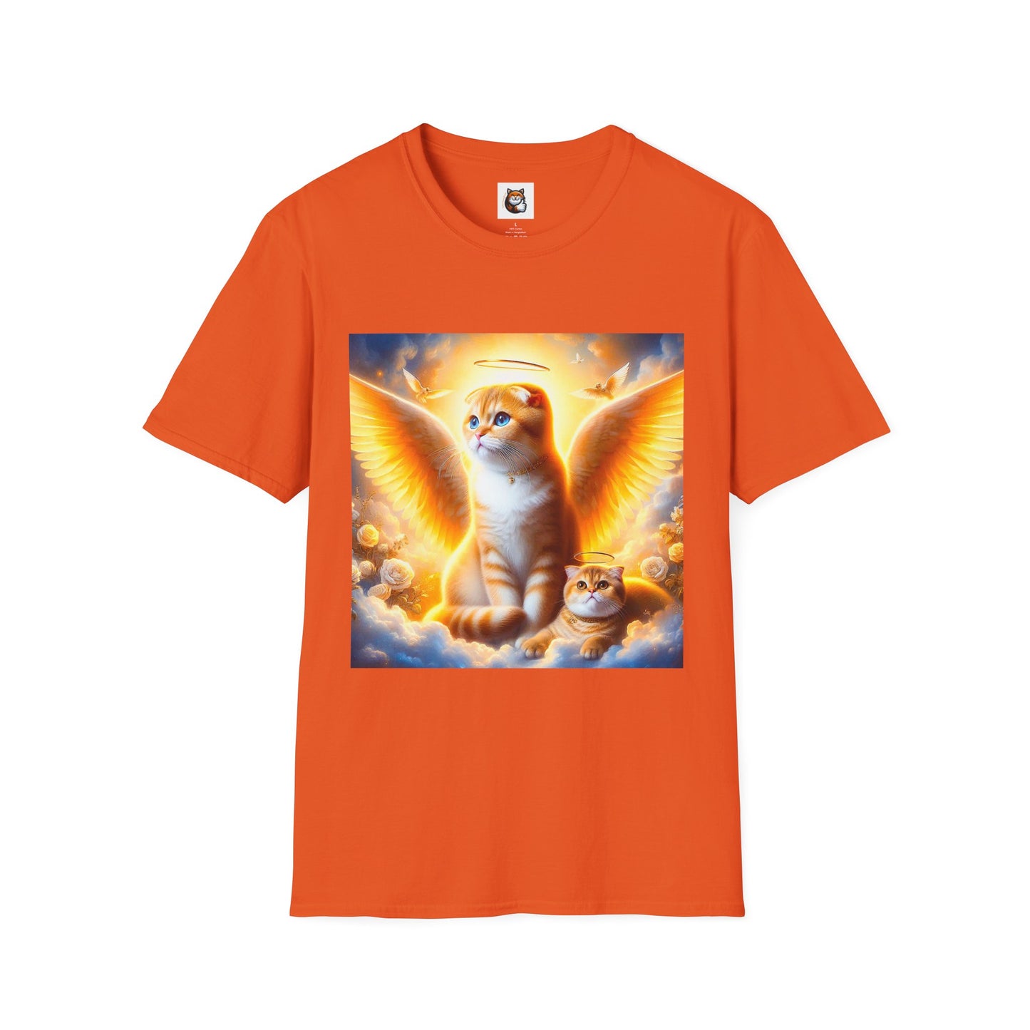 Scottish Fold Cat  golden Angel T-Shirt