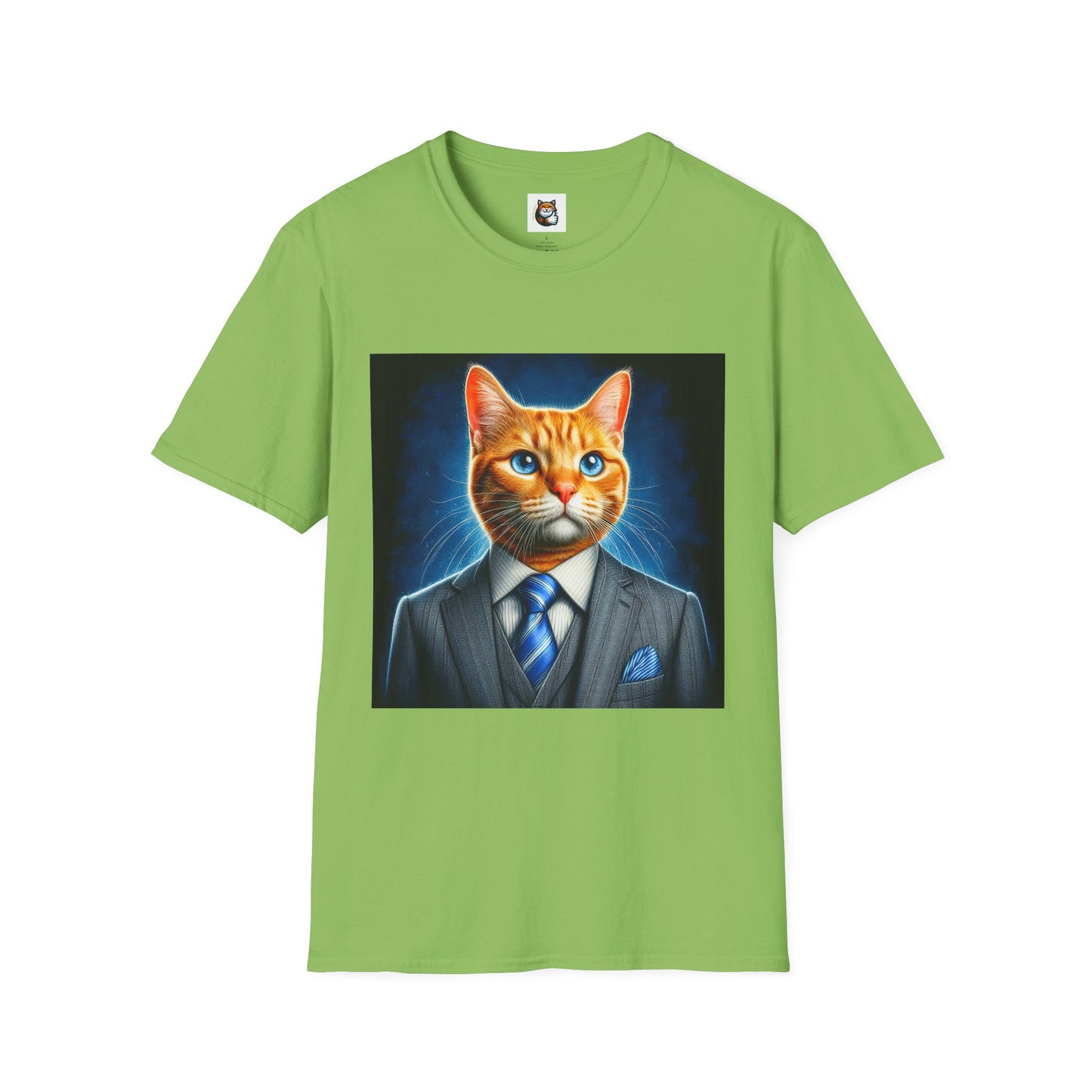 Domestic Cat Unisex suit and tie T-Shirt