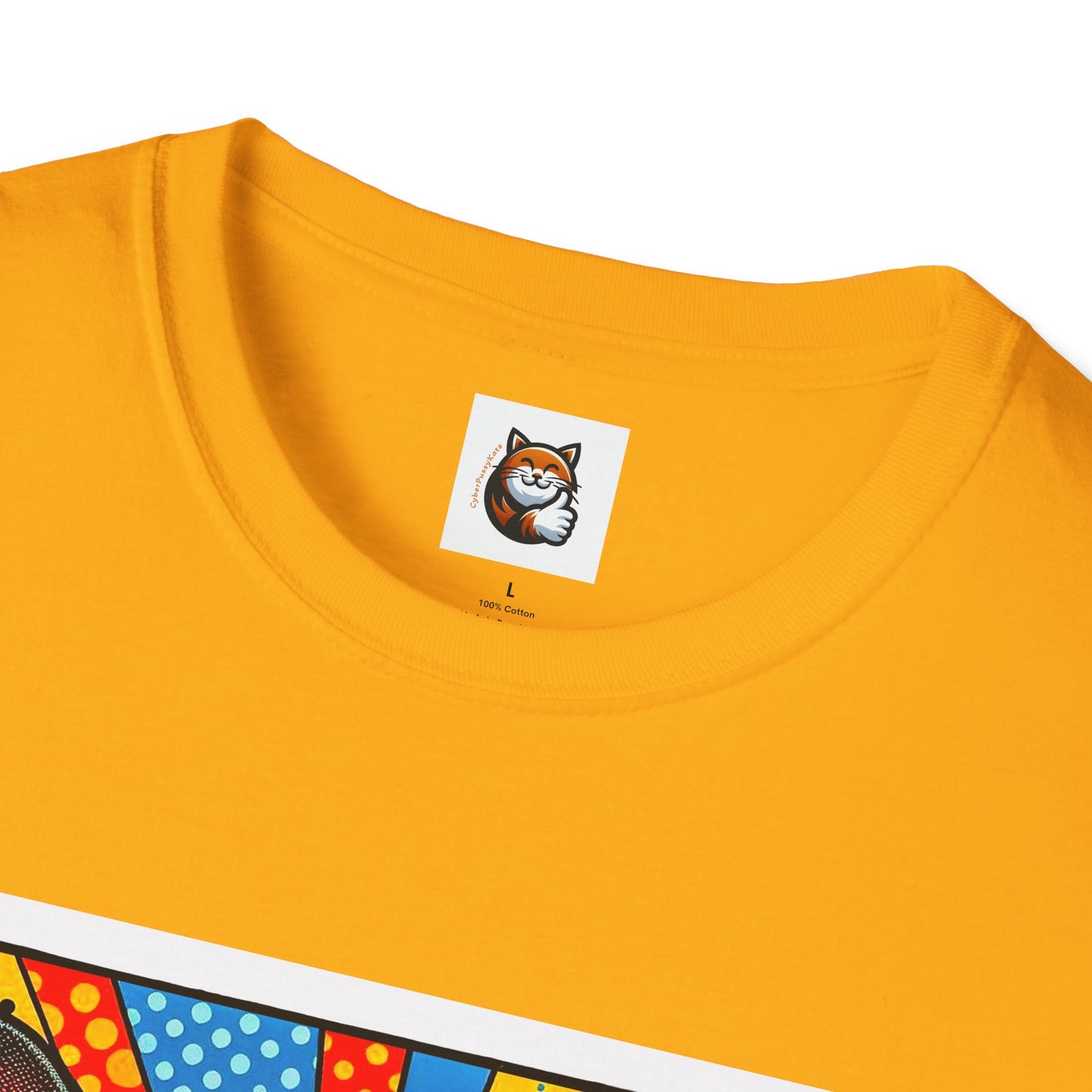 Devon Rex Comic book  Unisex Softstyle T-Shirt