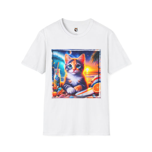 Domestic Cat Unisex Softstyle T-Shirt