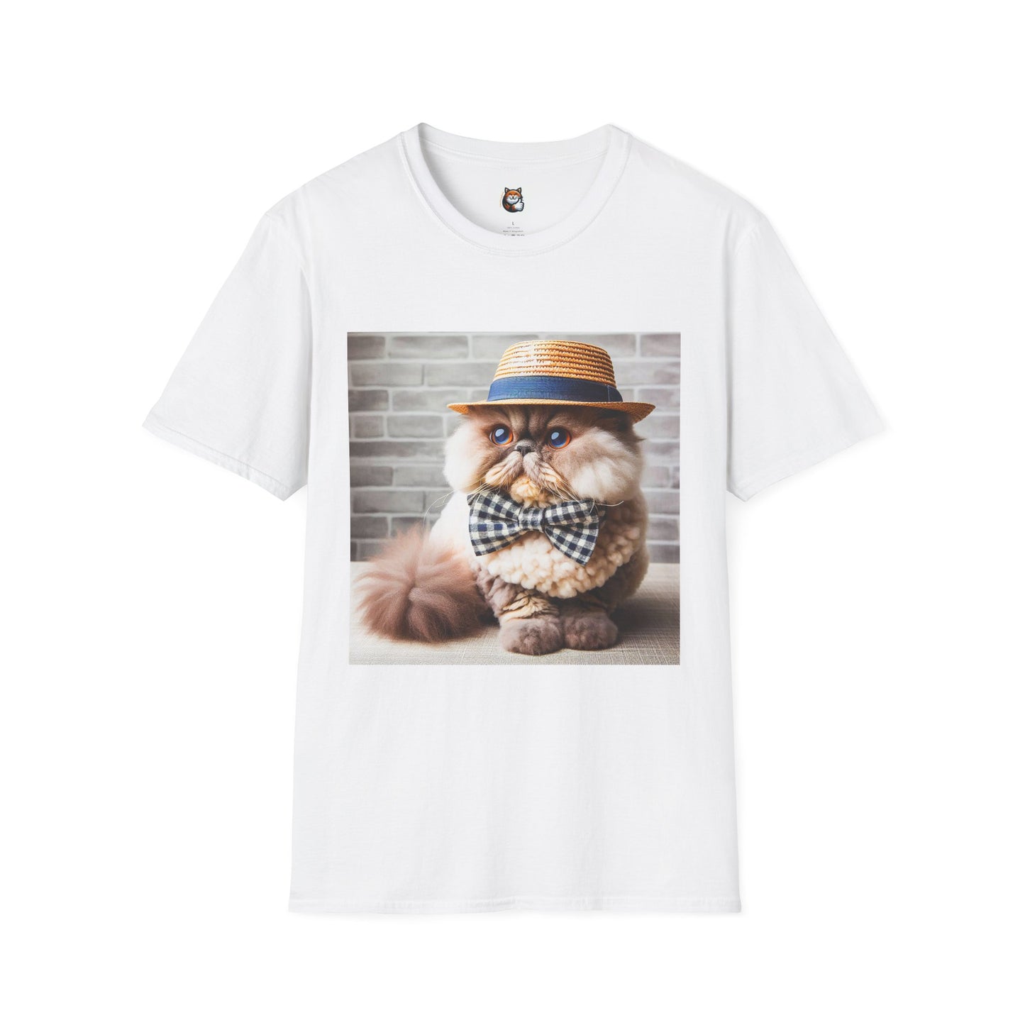 Selkirk Rex Cat T-Shirt hat and bow tie