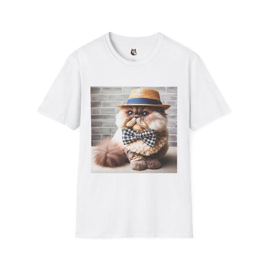 Selkirk Rex Cat T-Shirt hat and bow tie