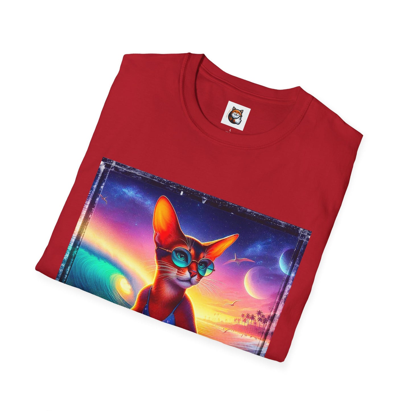 Abyssinian surfer Softstyle T-Shirt