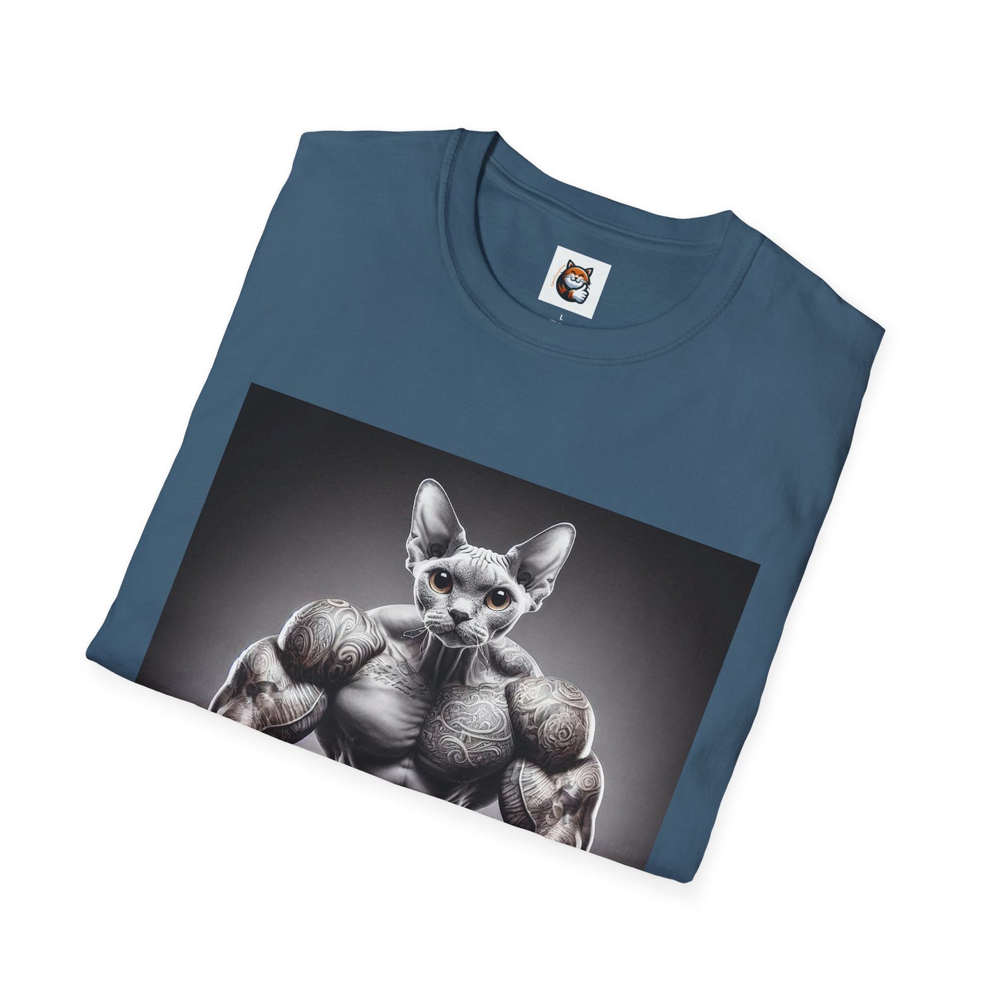 Devon Rex Cat Unisex Softstyle T-Shirt