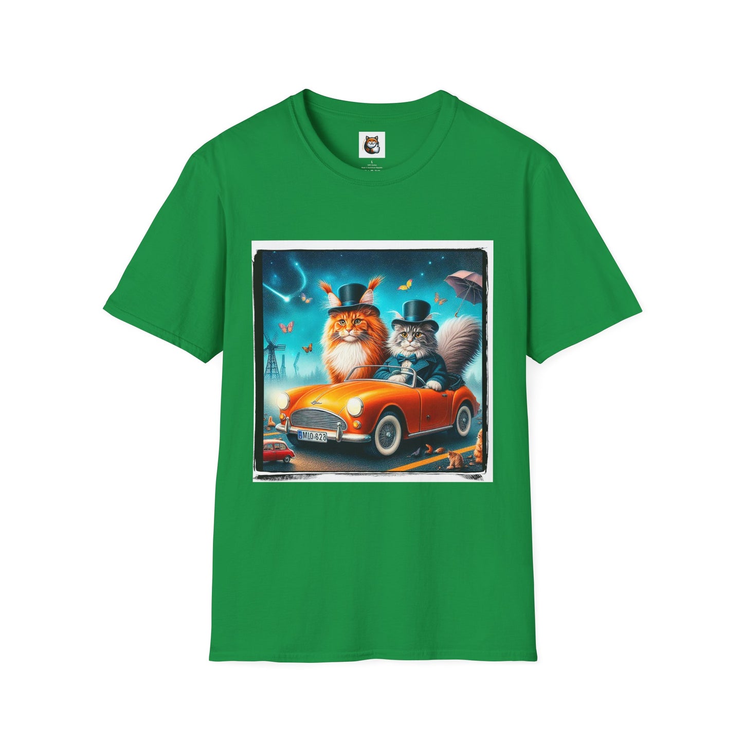 Wacky Maine Coon Unisex Softstyle T-Shirt