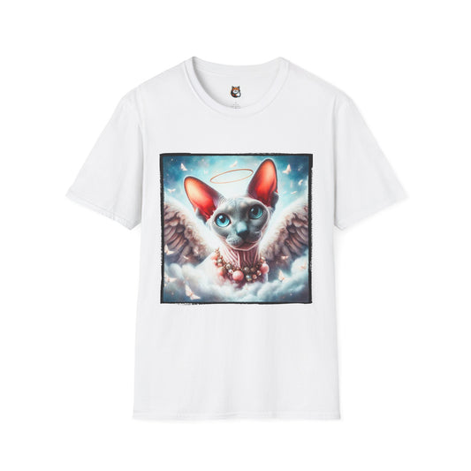Cornish Rex Cat heavenly Angel  T-Shirt
