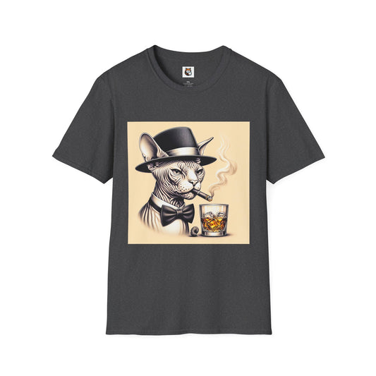 Sphynx Cat bar smoking