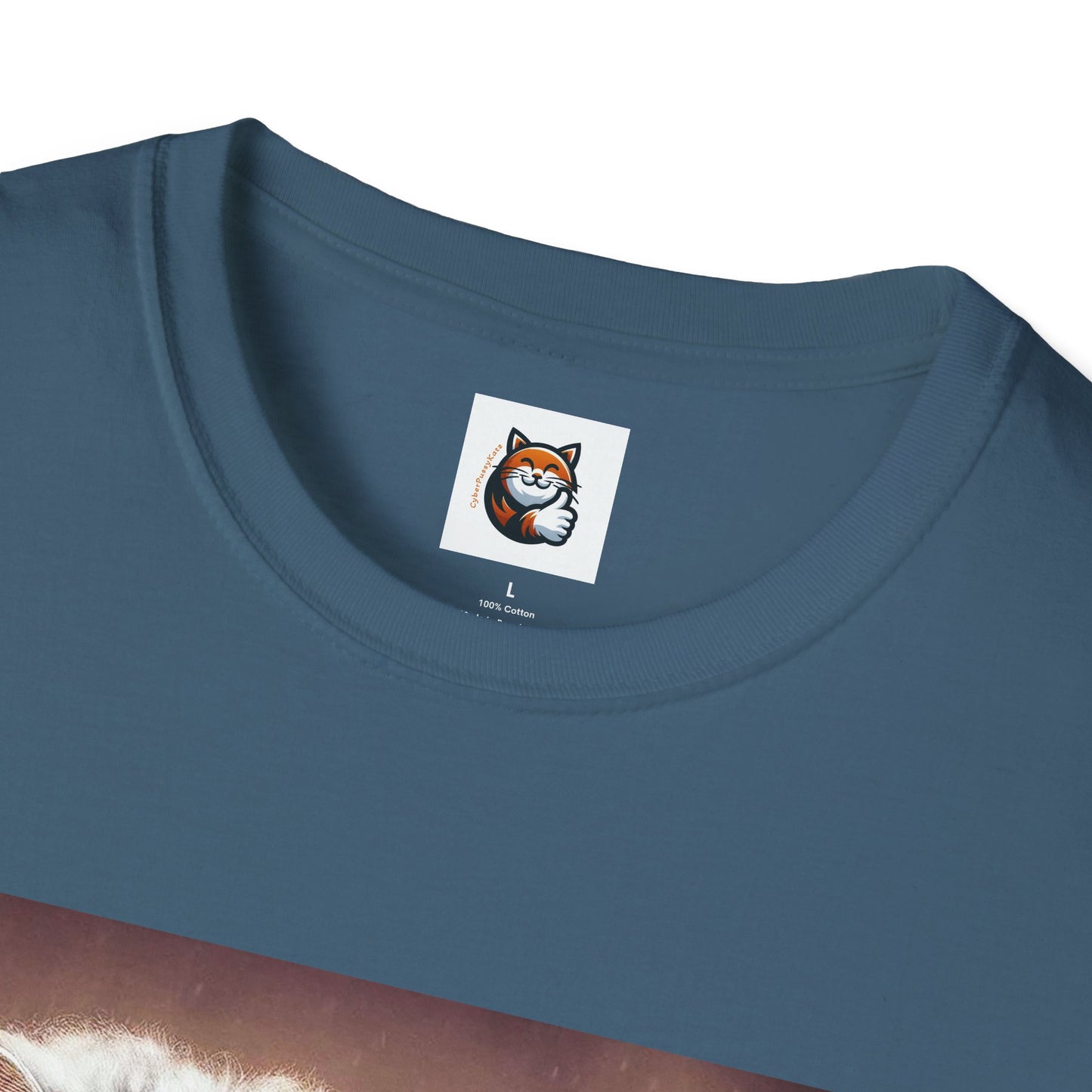 Wacky Selkirk Rex Cat T-Shirt angry couple