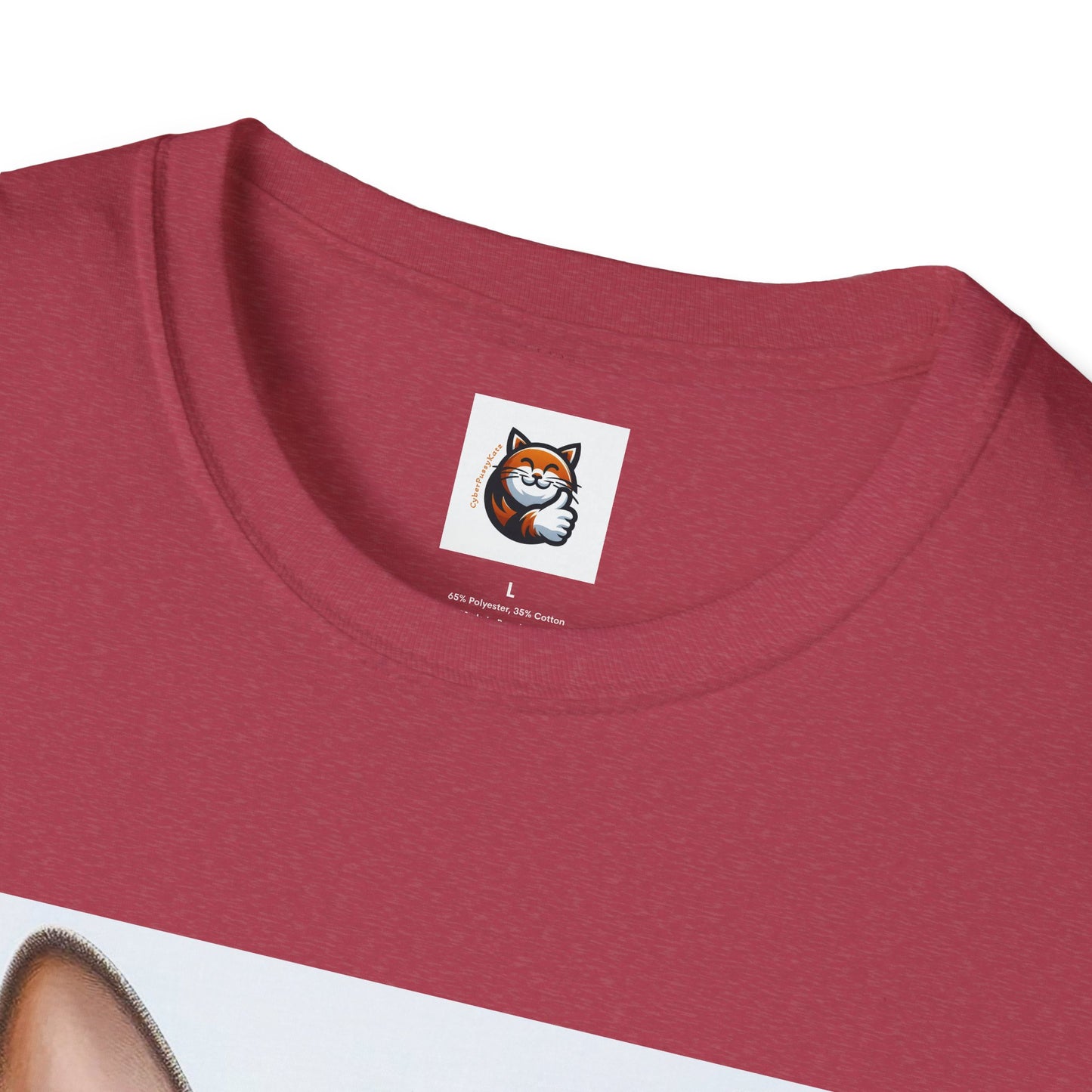 Devon Rex Cat business man Softstyle T-Shirt