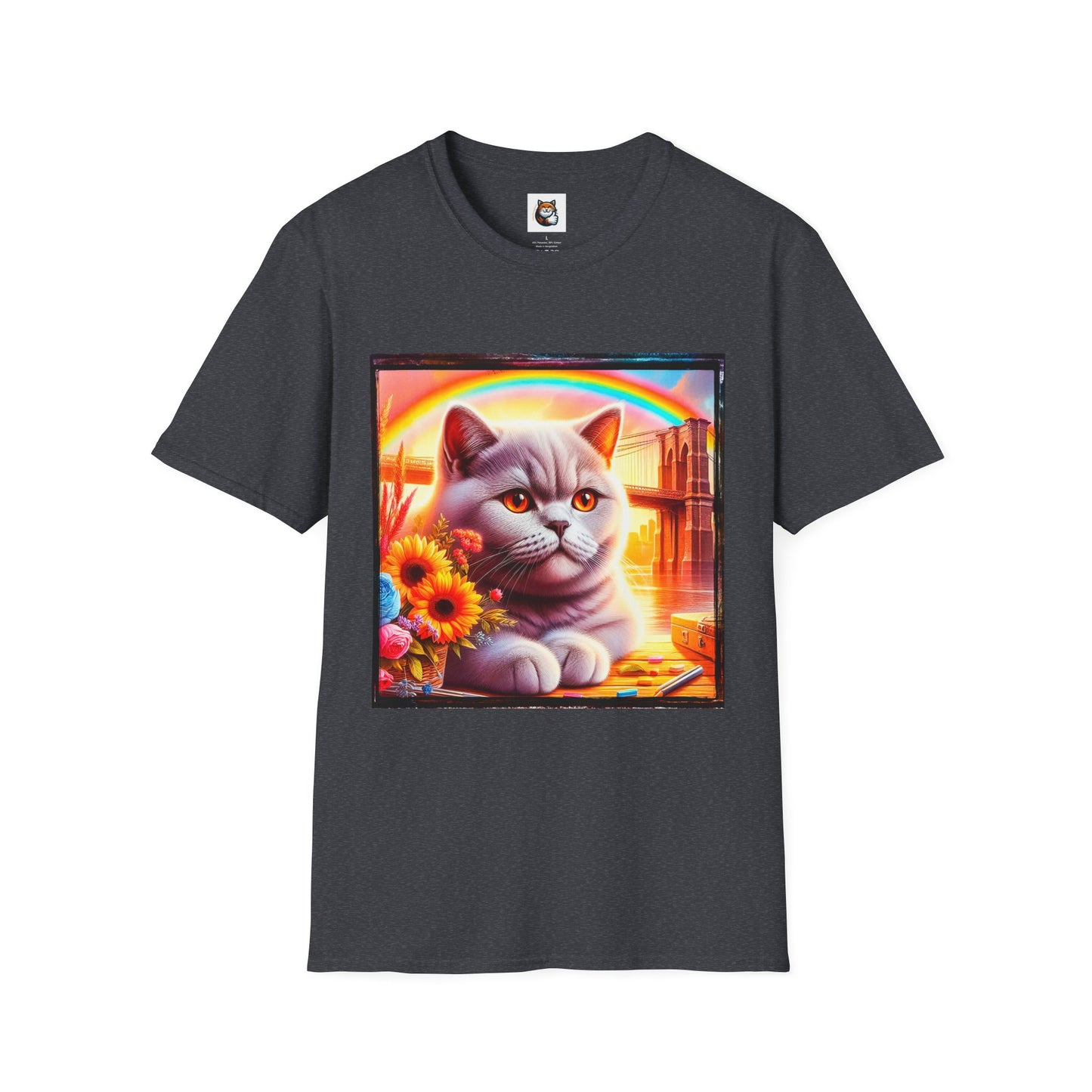British Shorthair Unisex Softstyle T-Shirt