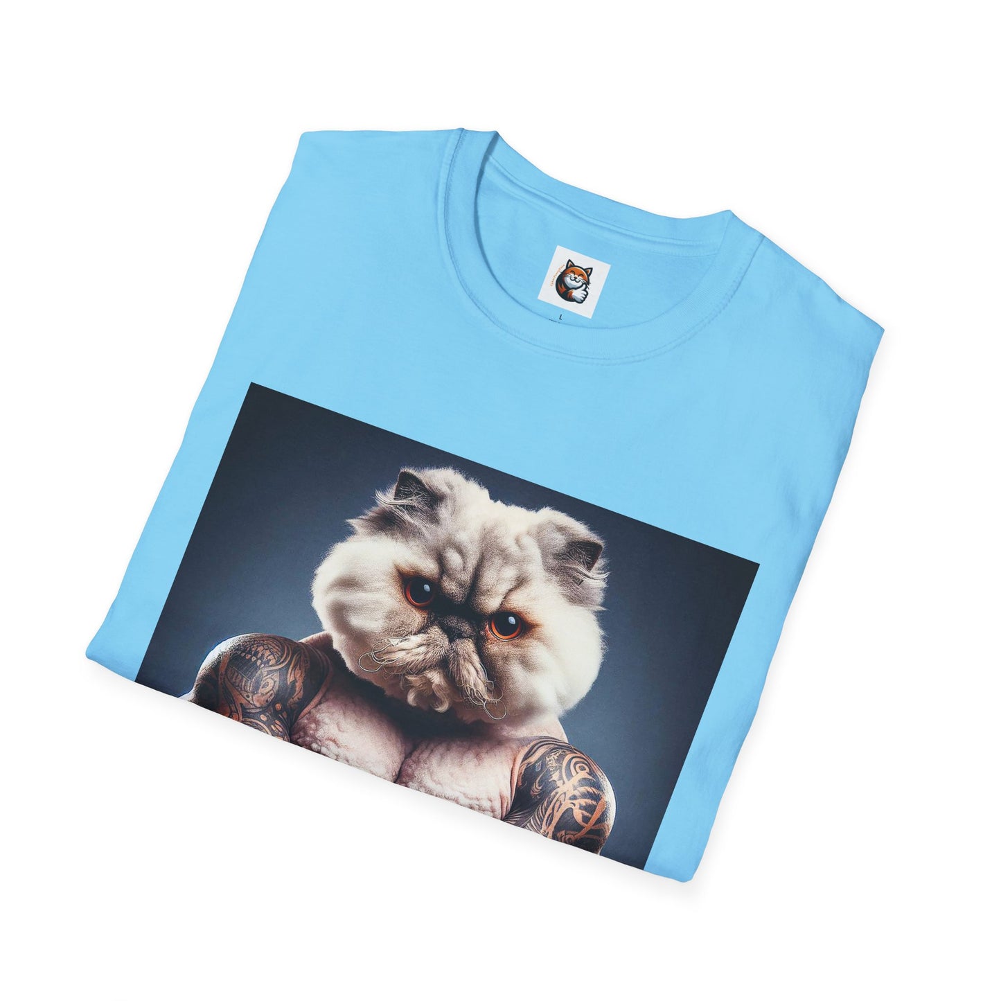 Selkirk Rex Cat T-Shirt - gym day
