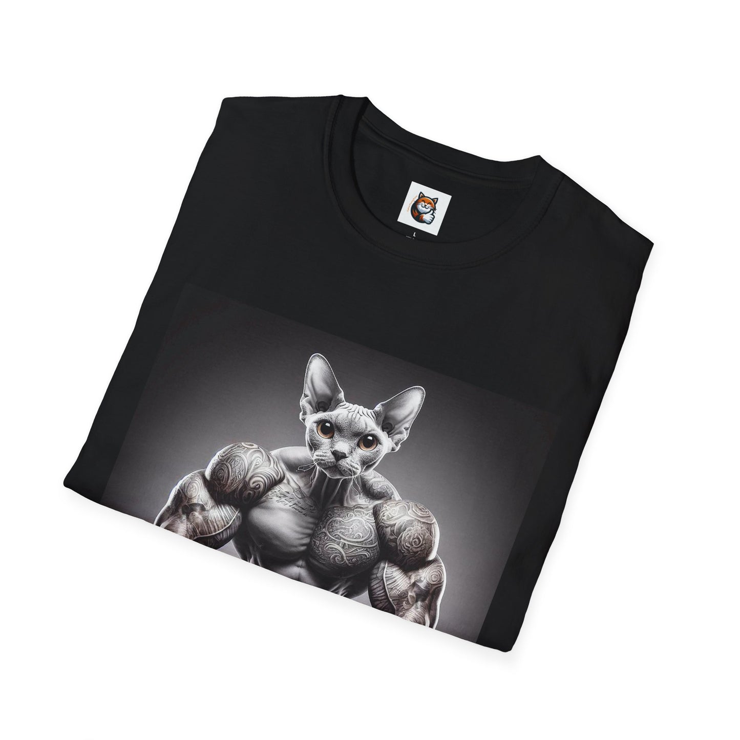Devon Rex Cat Unisex Softstyle T-Shirt
