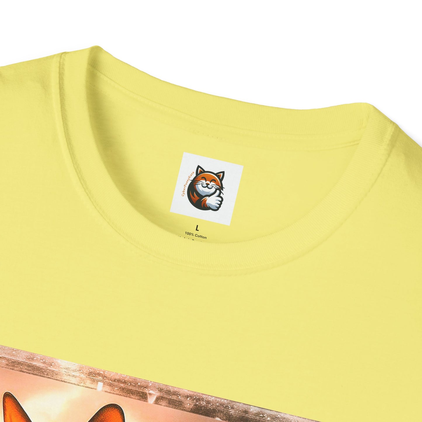 Wacky  Devon Rex pretty sunset  Unisex Softstyle T-Shirt