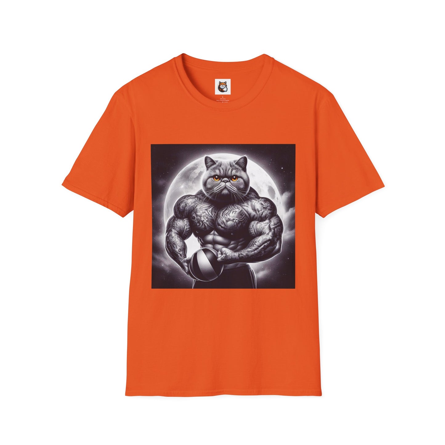 Exotic Shorthair Cat Unisex Softstyle T-Shirt