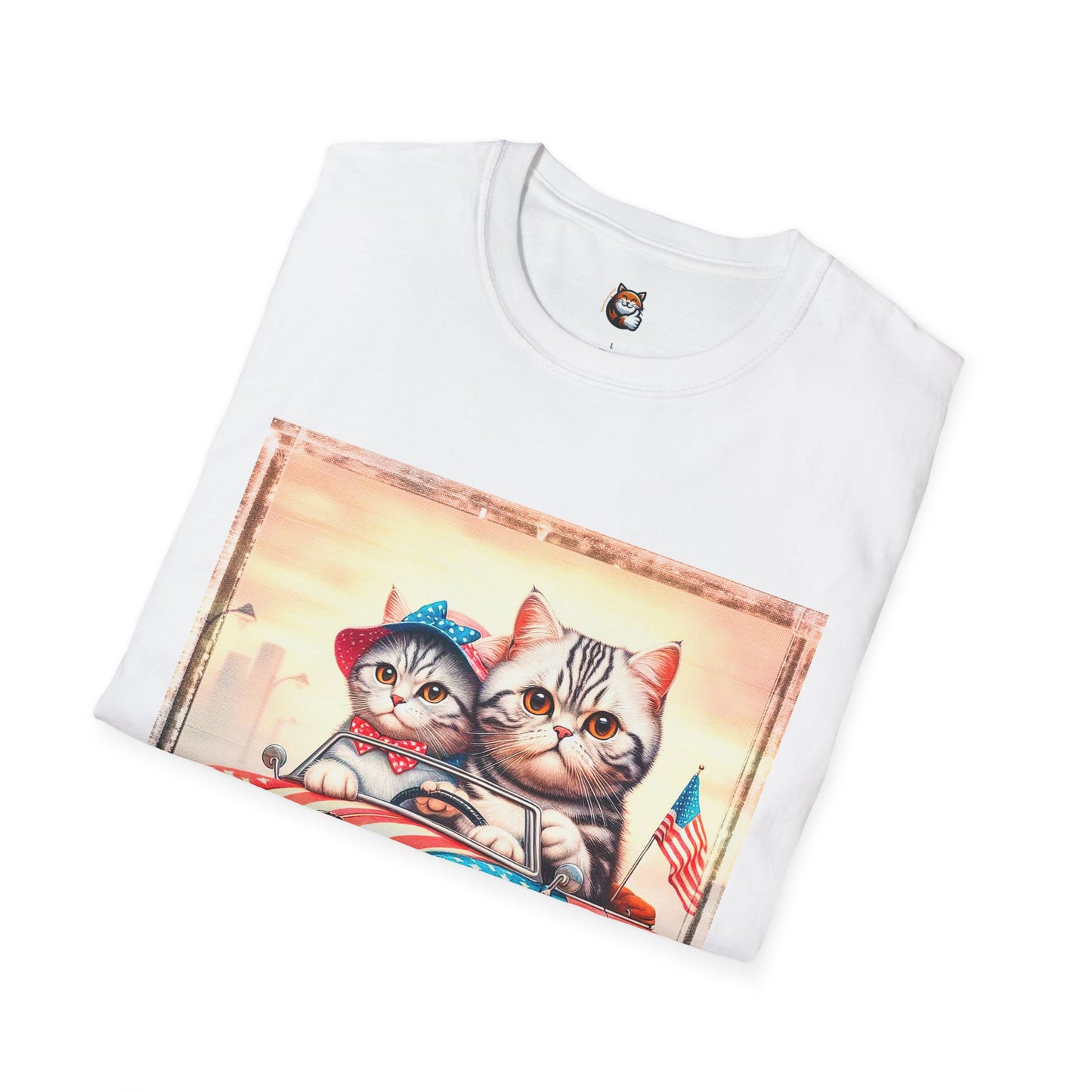 Wacky American Shorthair Unisex Softstyle T-Shirt