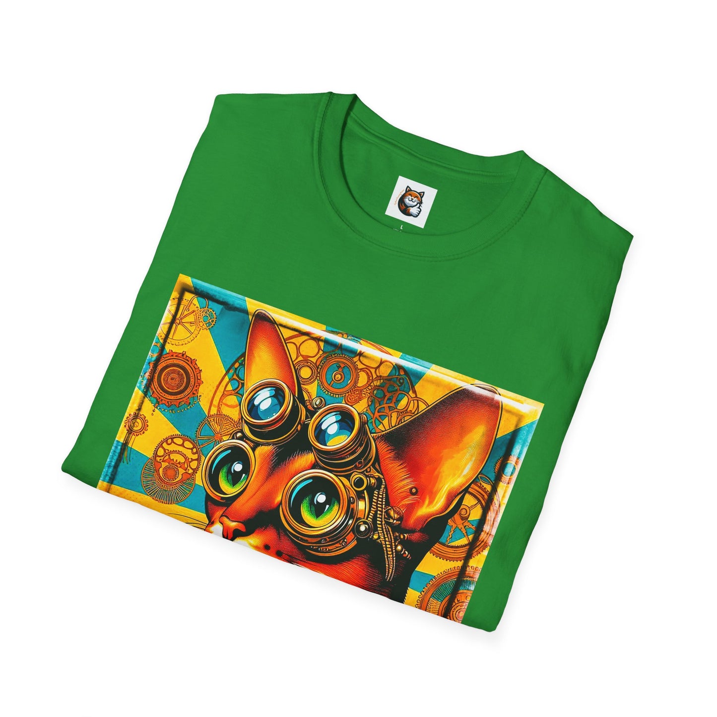 Abyssinian Unisex  steam punk Softstyle T-Shirt