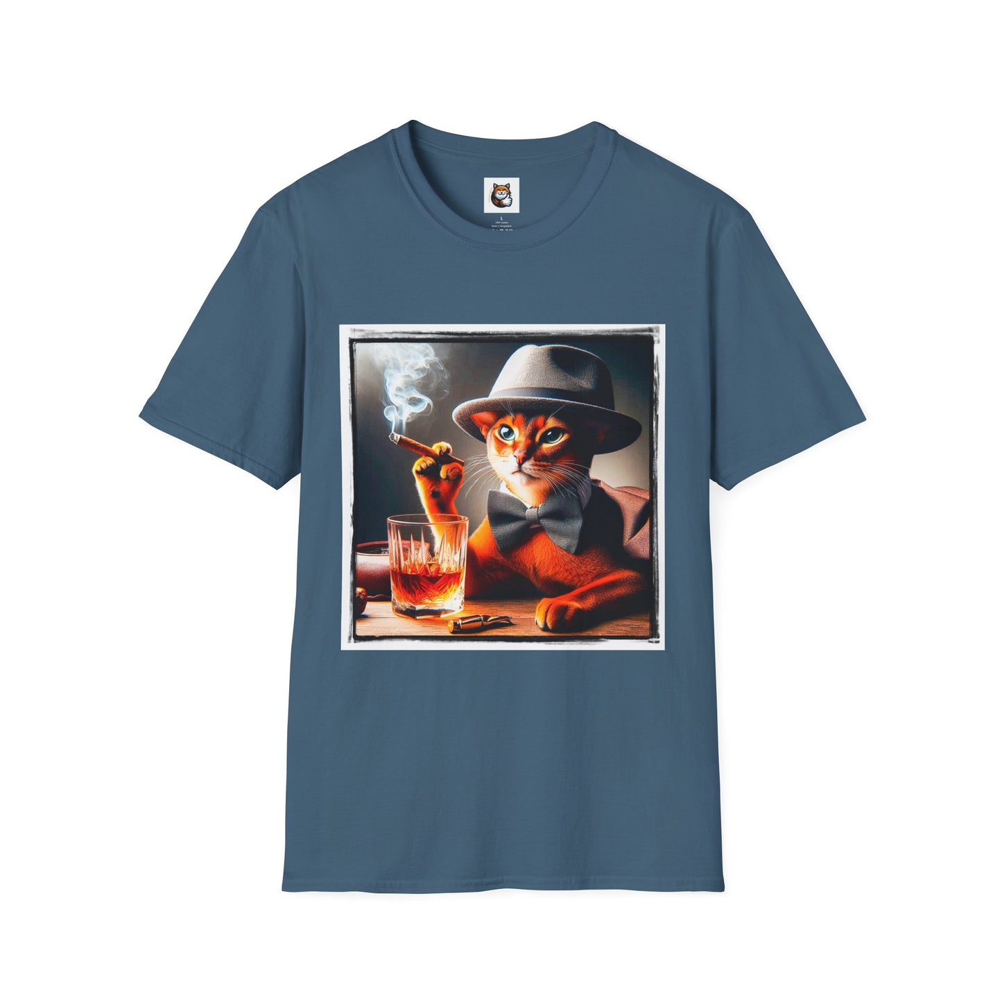 Abyssinian cigar smoking Softstyle T-Shirt