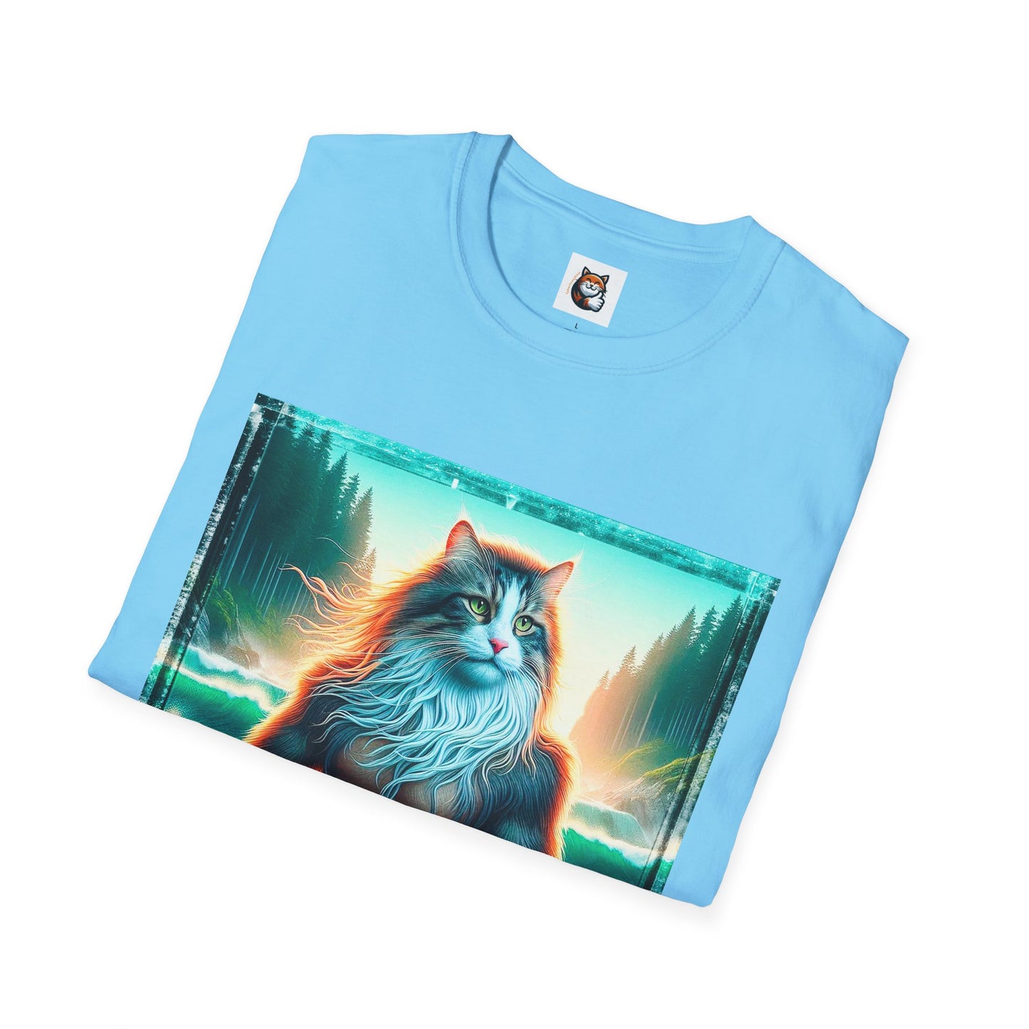 Norwegian Forest Cat Unisex Softstyle T-Shirt