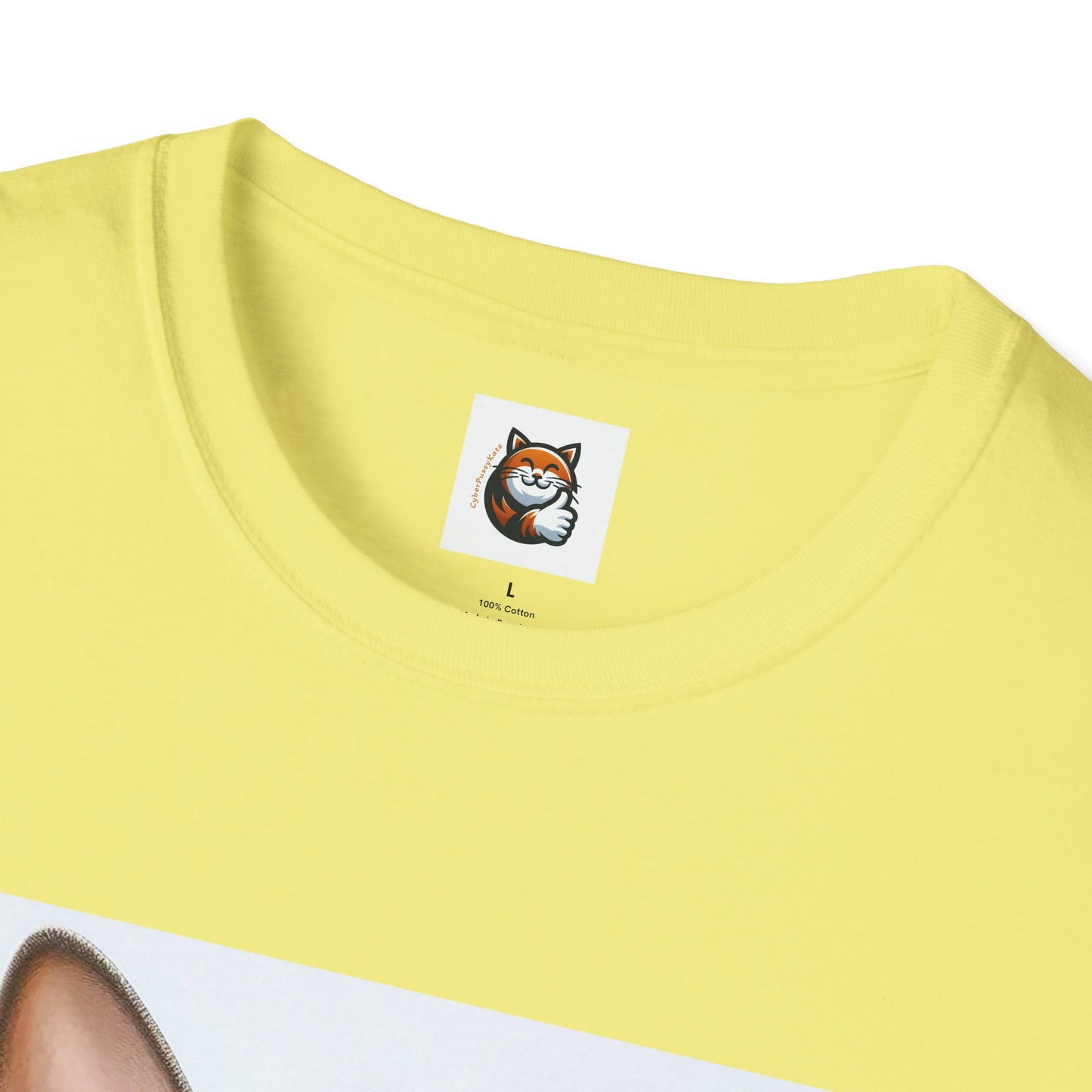 Devon Rex Cat business man Softstyle T-Shirt
