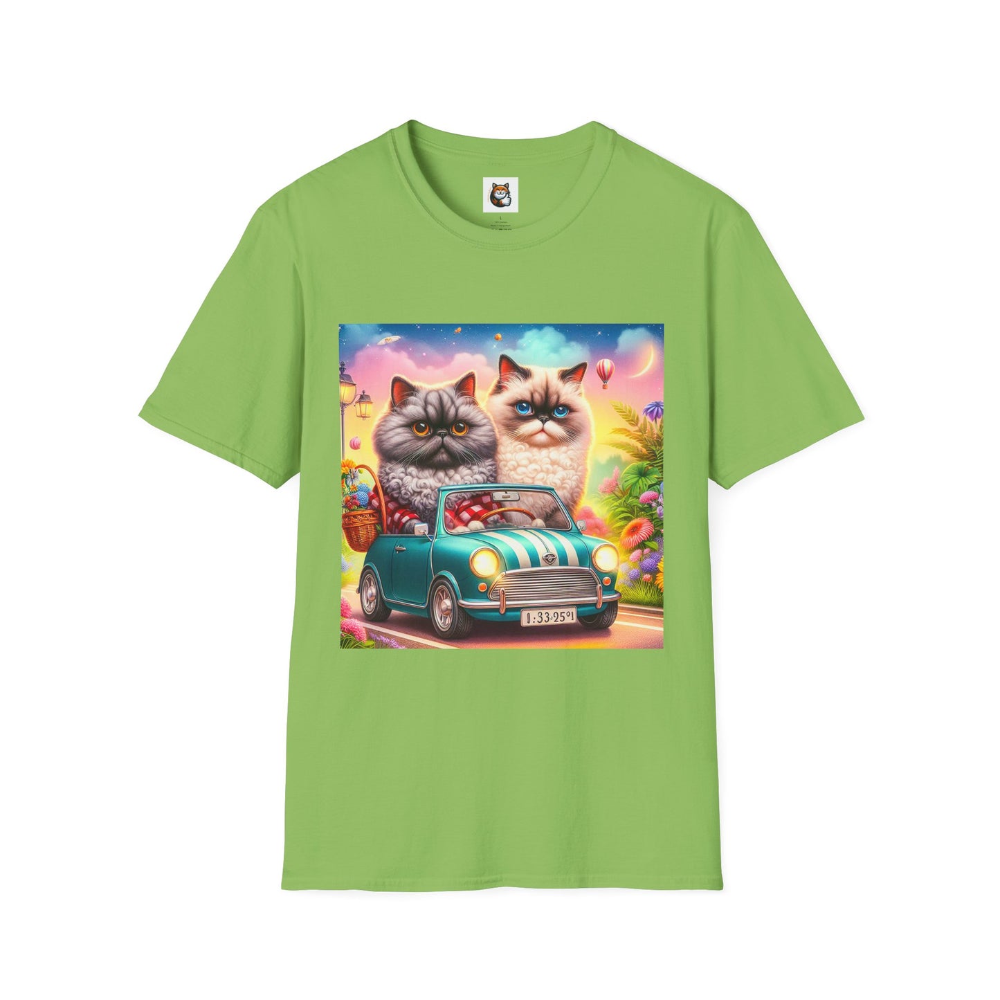 Selkirk Rex Cat T-Shirt tiny car