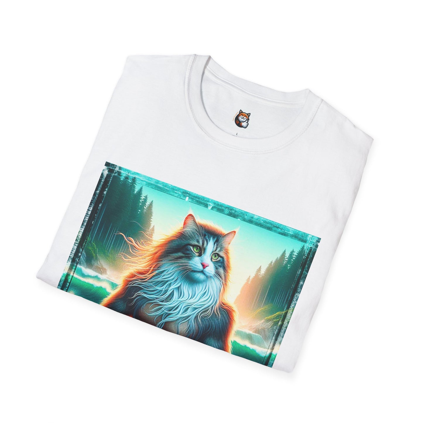 Norwegian Forest Cat Unisex Softstyle T-Shirt